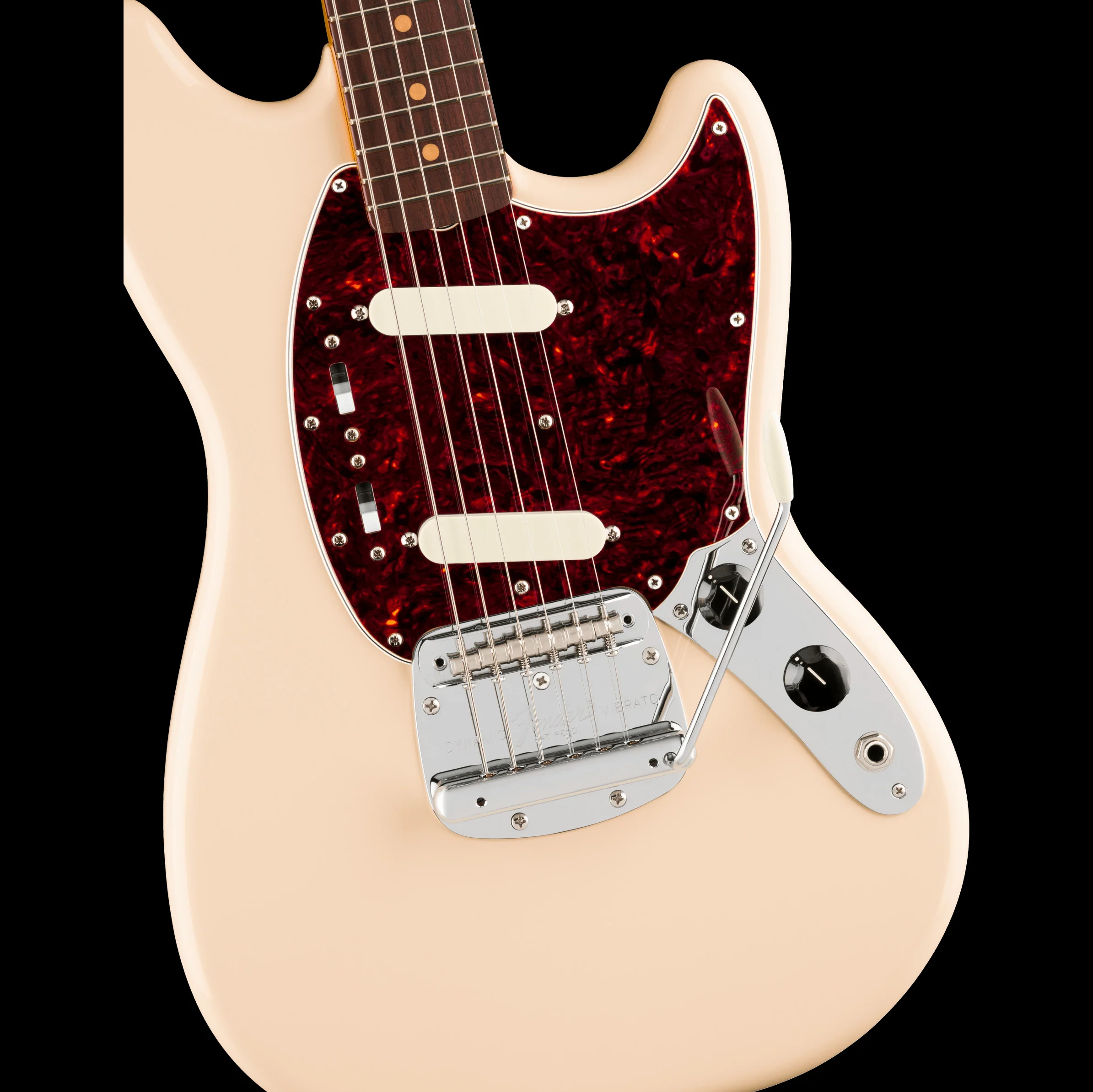 Fender Vintera III Mid '60s Mustang Olympic White with Gig Bag - Image 3