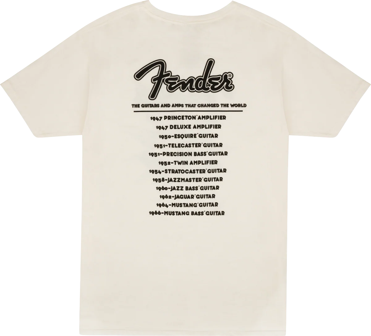 Fender World Tour T-Shirt Vintage White XXL - Image 2