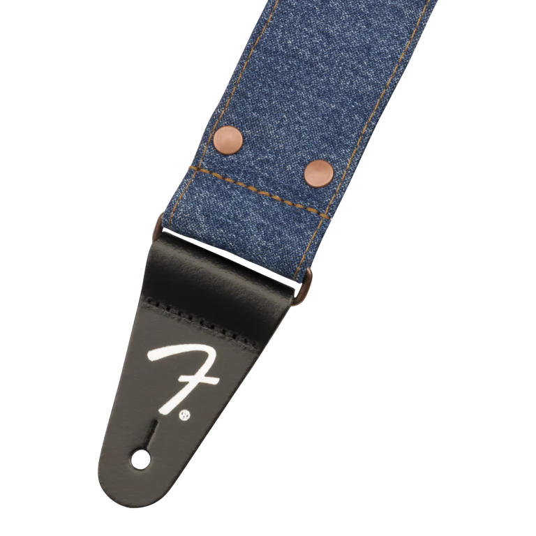 Fender x Wrangler Riveted Denim Strap Indigo - Image 2