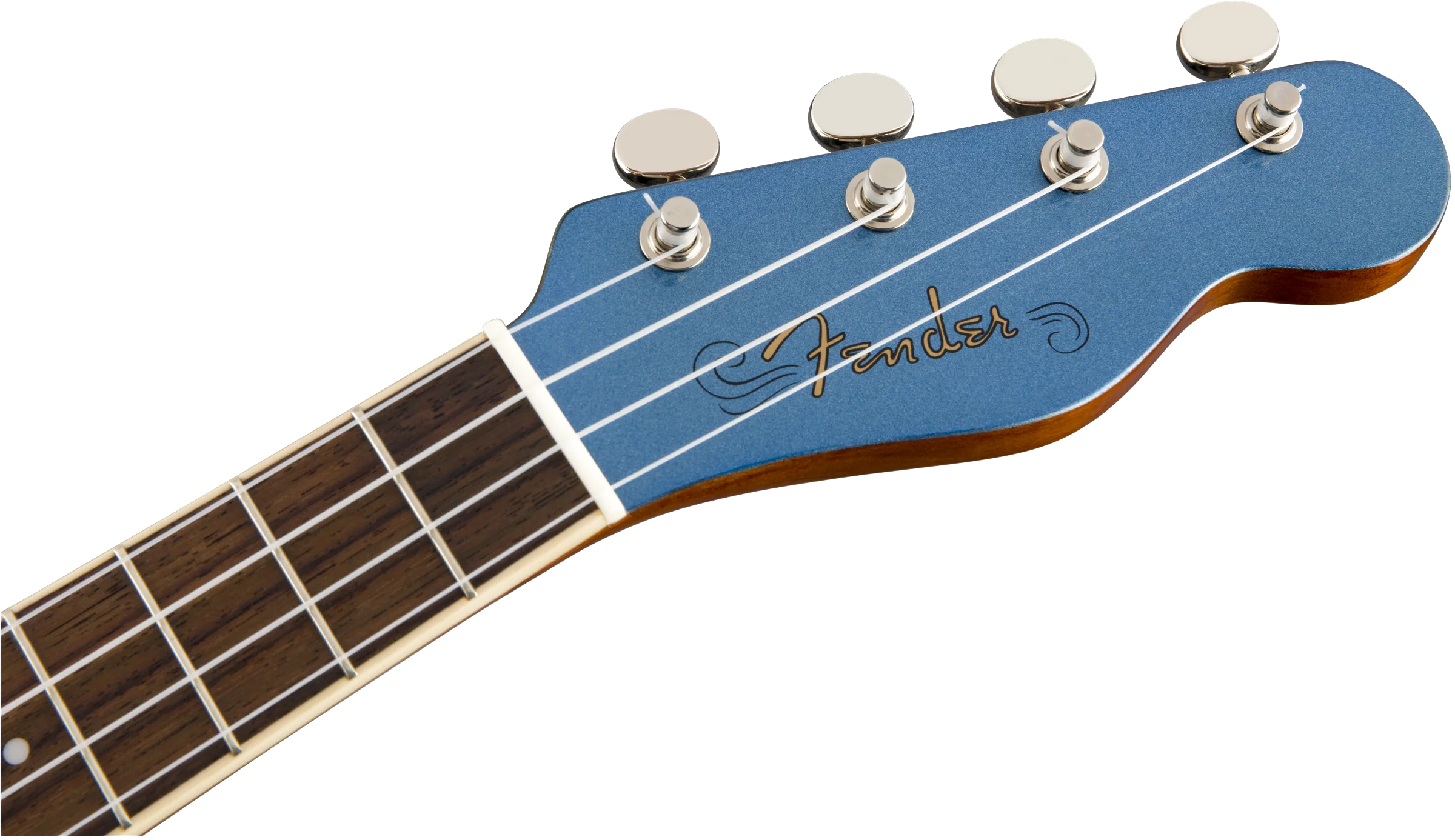 Fender Zuma Classic Concert Uke Lake Placid Blue Walnut Fingerboard - Image 7