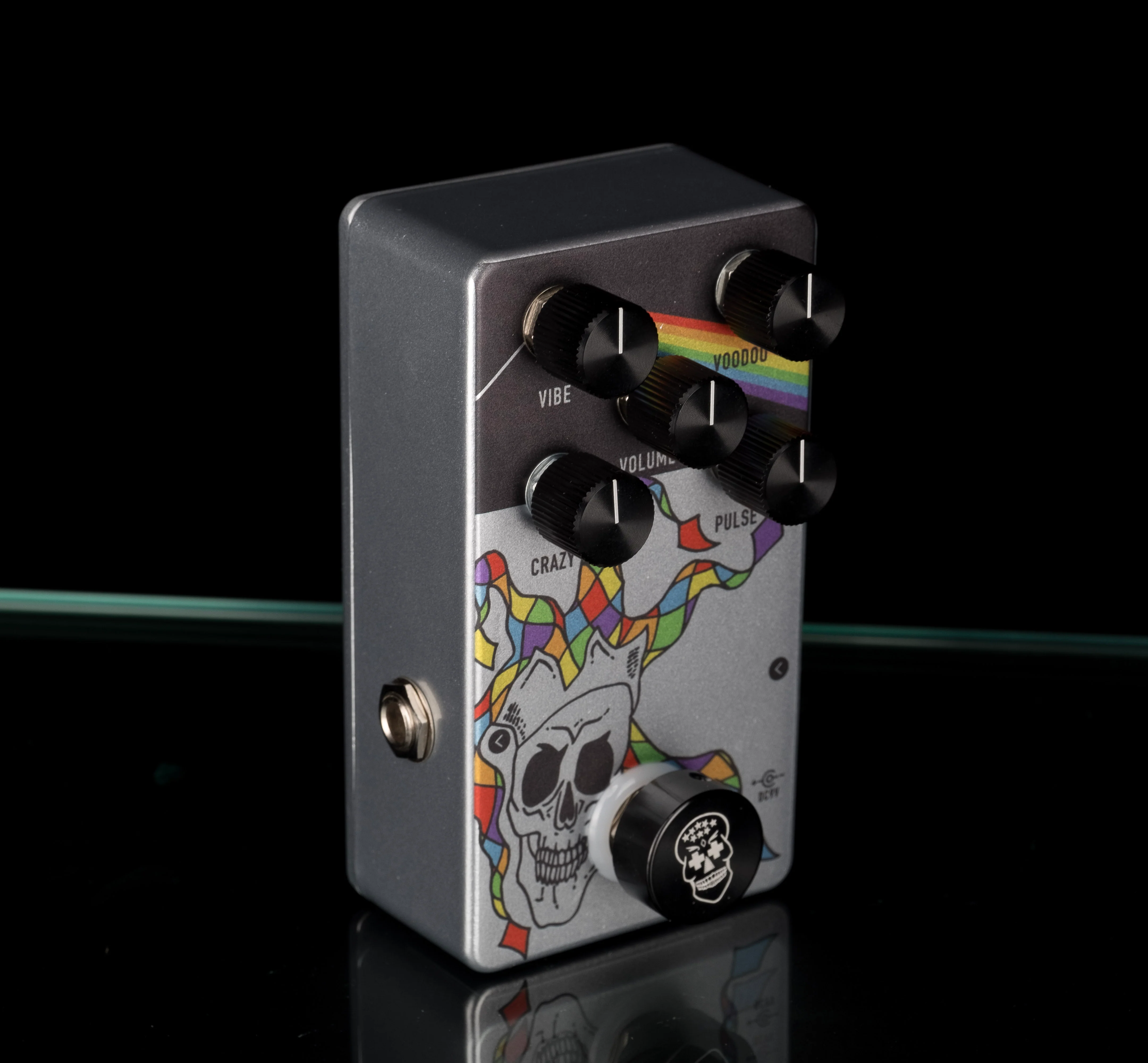 Flattley Guitar Effect Pedals Silver Line Crazy Diamond Vibe Guitar Pedal - Image 5