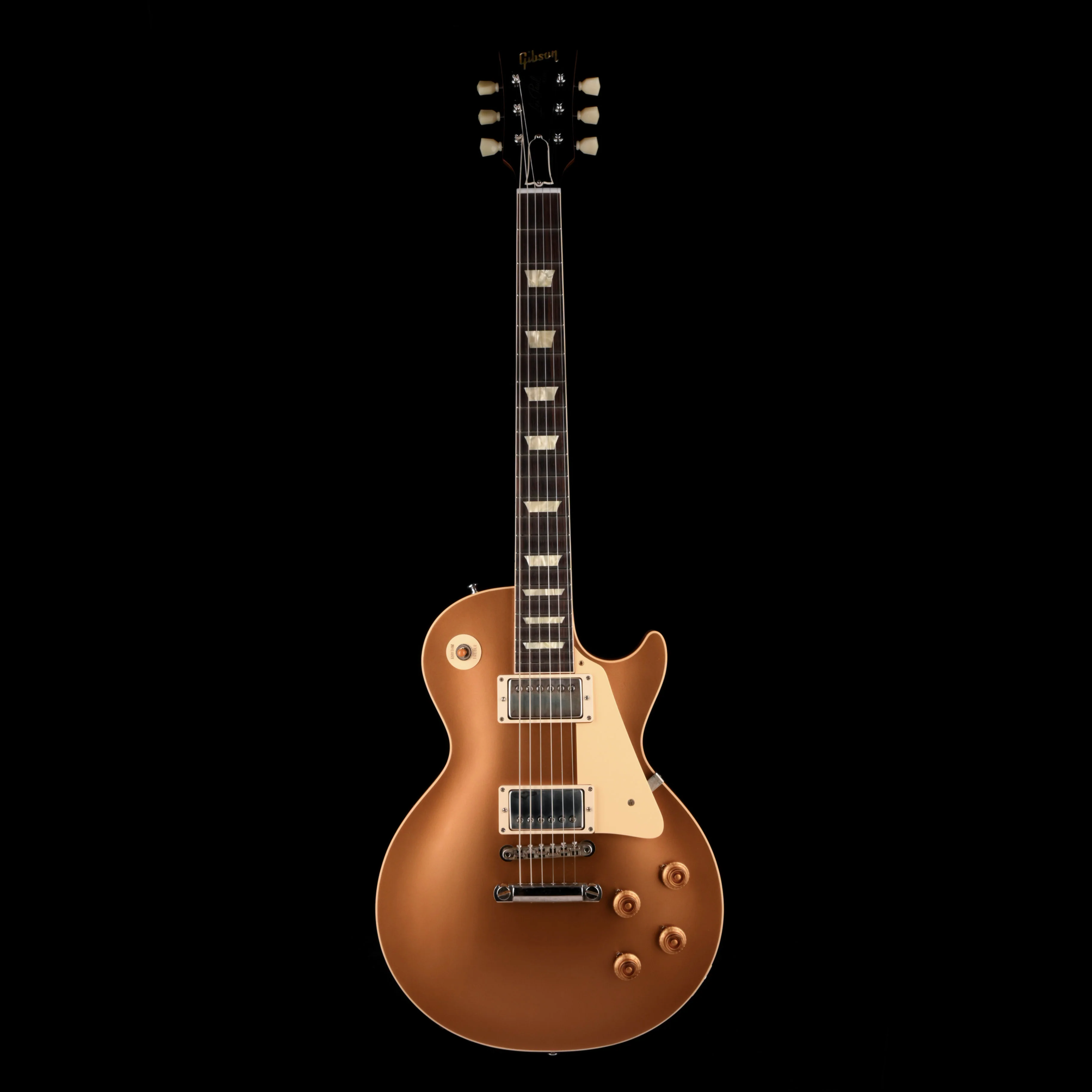 Gibson Custom Shop 1957 Les Paul Goldtop Reissue VOS Double Gold Electric Guitar With Case - Image 2