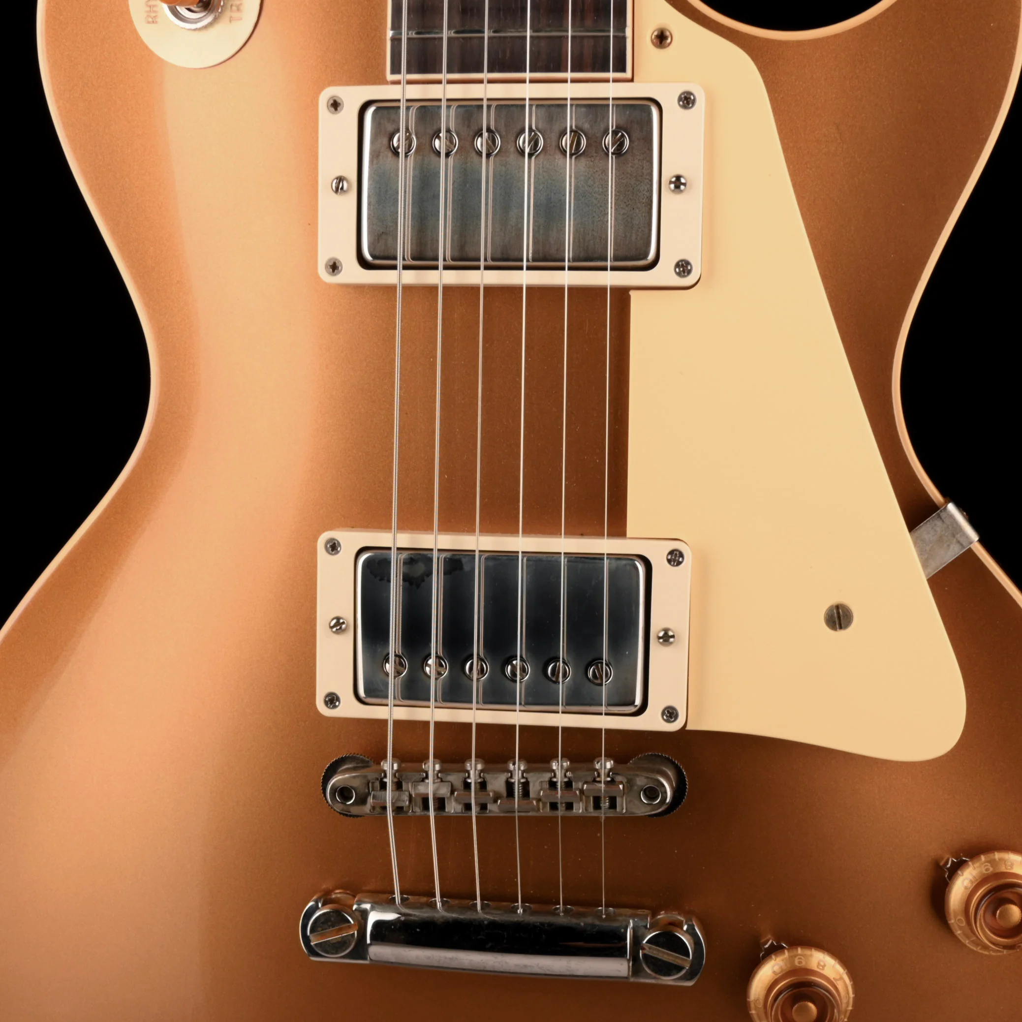 Gibson Custom Shop 1957 Les Paul Goldtop Reissue VOS Double Gold Electric Guitar With Case - Image 4