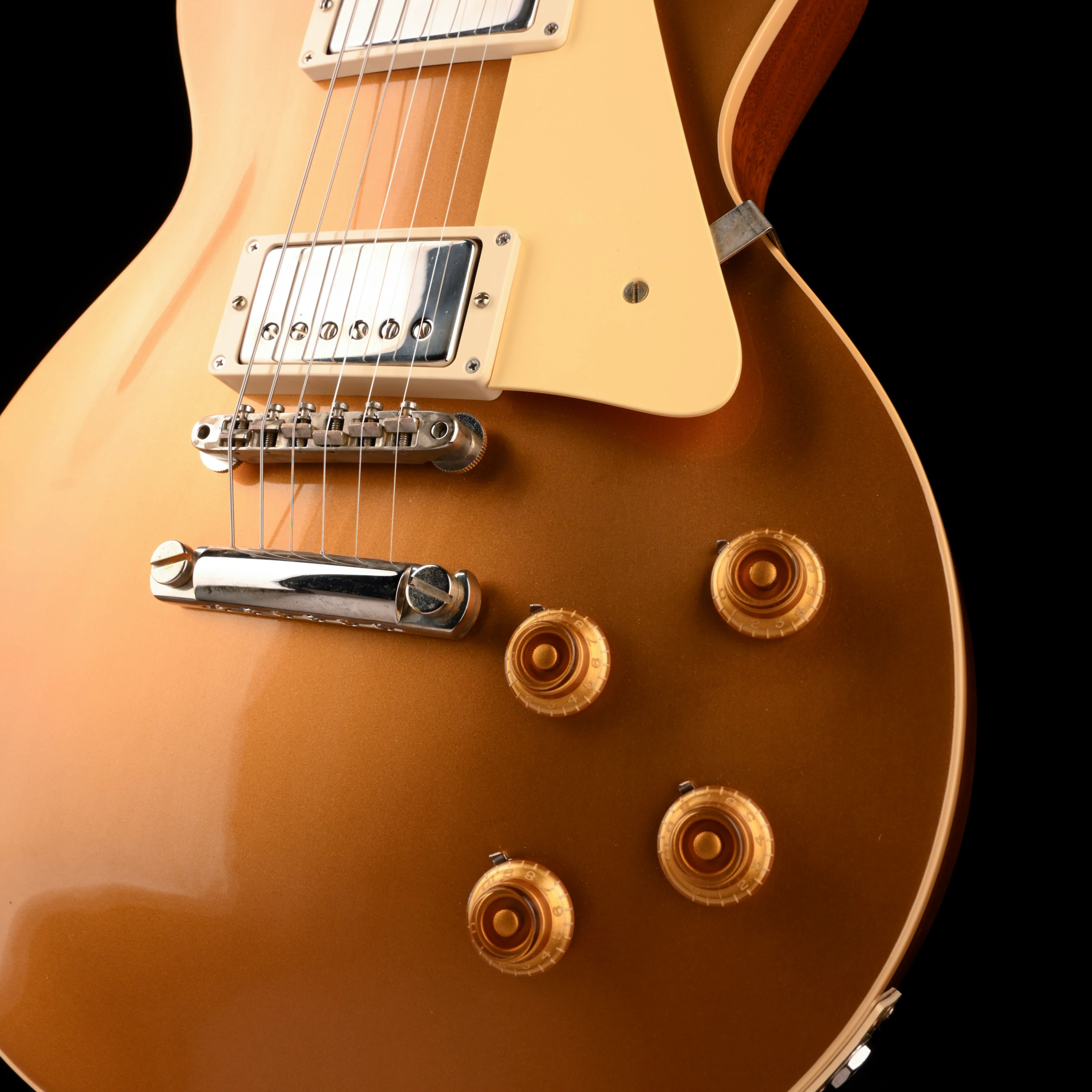 Gibson Custom Shop 1957 Les Paul Goldtop Reissue VOS Double Gold Electric Guitar With Case - Image 5