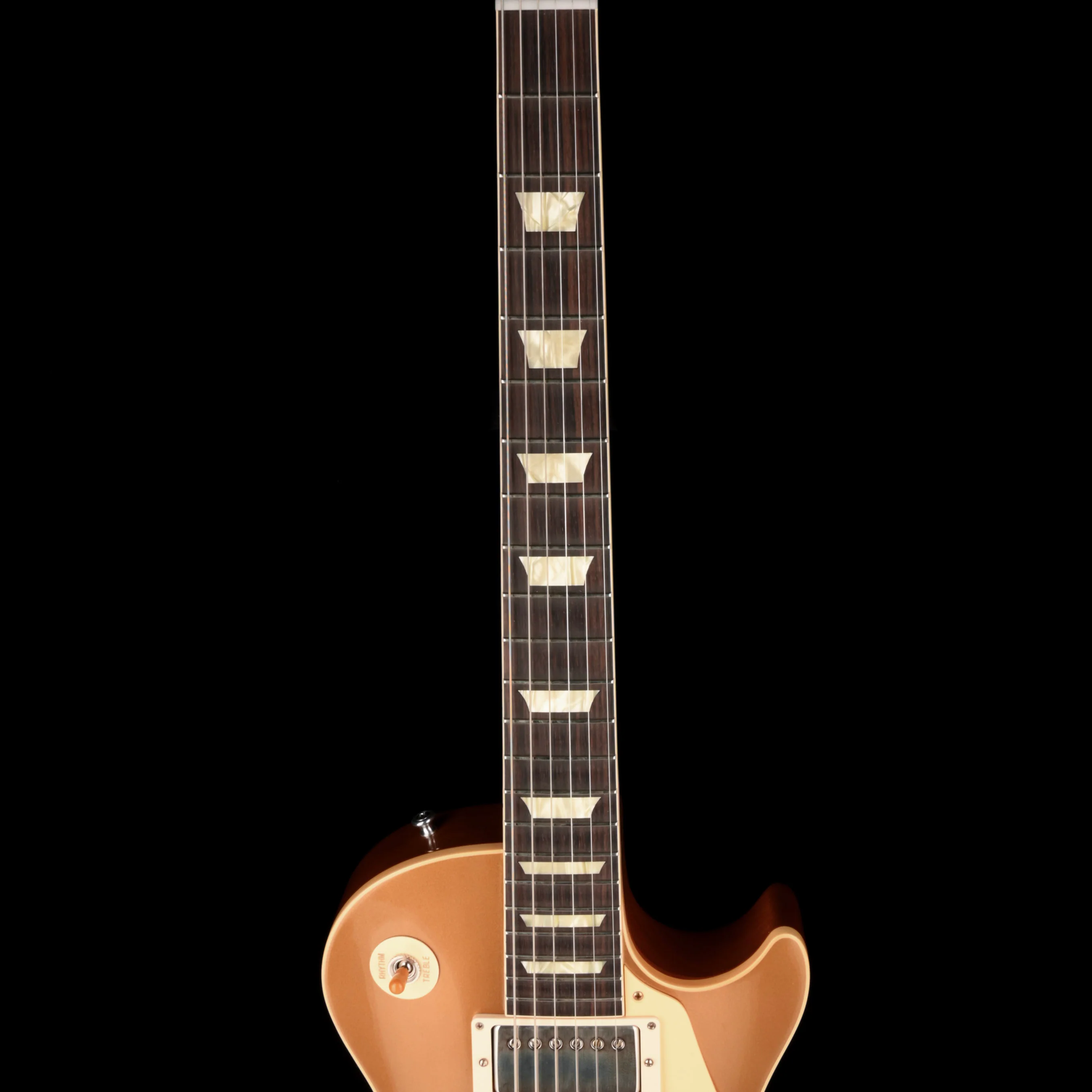 Gibson Custom Shop 1957 Les Paul Goldtop Reissue VOS Double Gold Electric Guitar With Case - Image 7