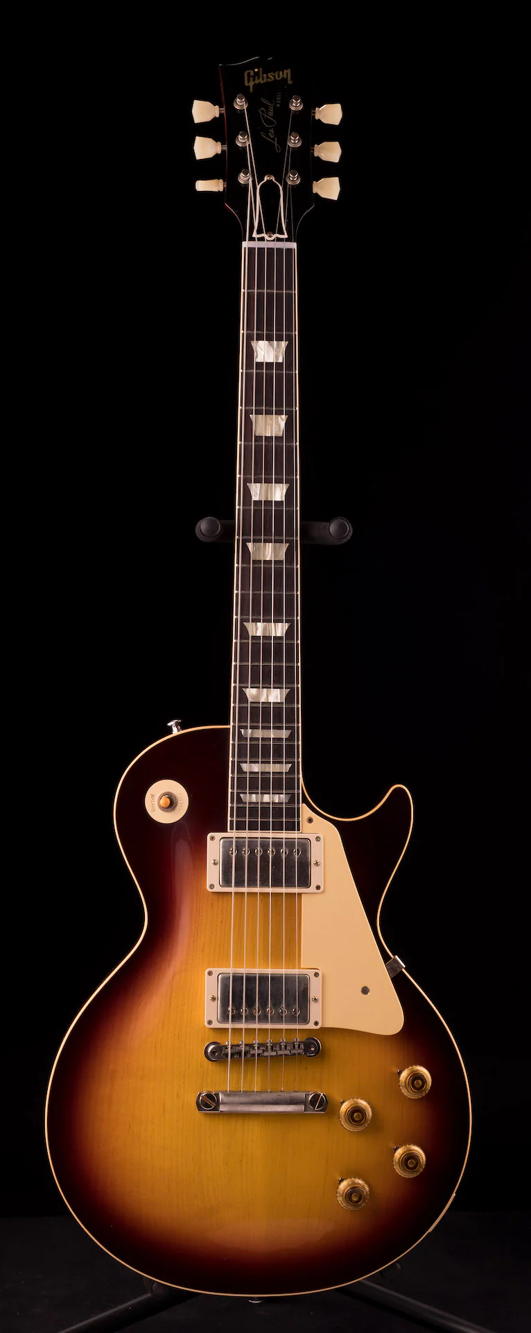 Gibson Custom Shop 1958 Les Paul Standard Reissue VOS Bourbon Burst Electric Guitar With Case - Image 2
