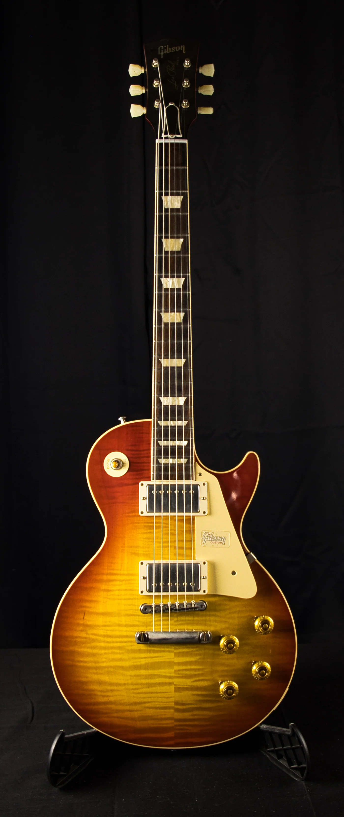 Gibson 60th Anniversary 1959 Les Paul Standard VOS Cherry Teaburst Electric Guitar With Case - Image 2