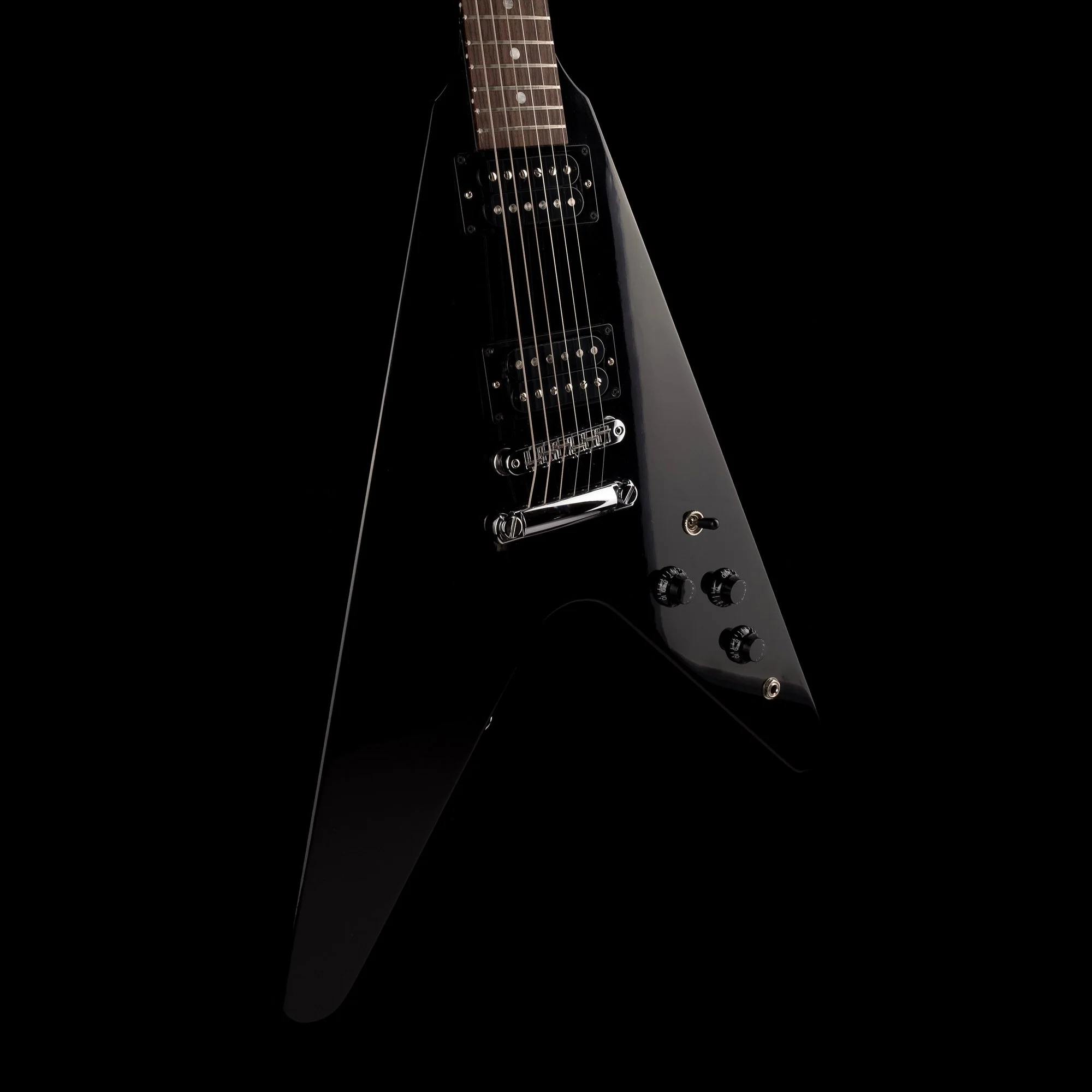 Gibson 80s Flying V Ebony with Case - Image 8