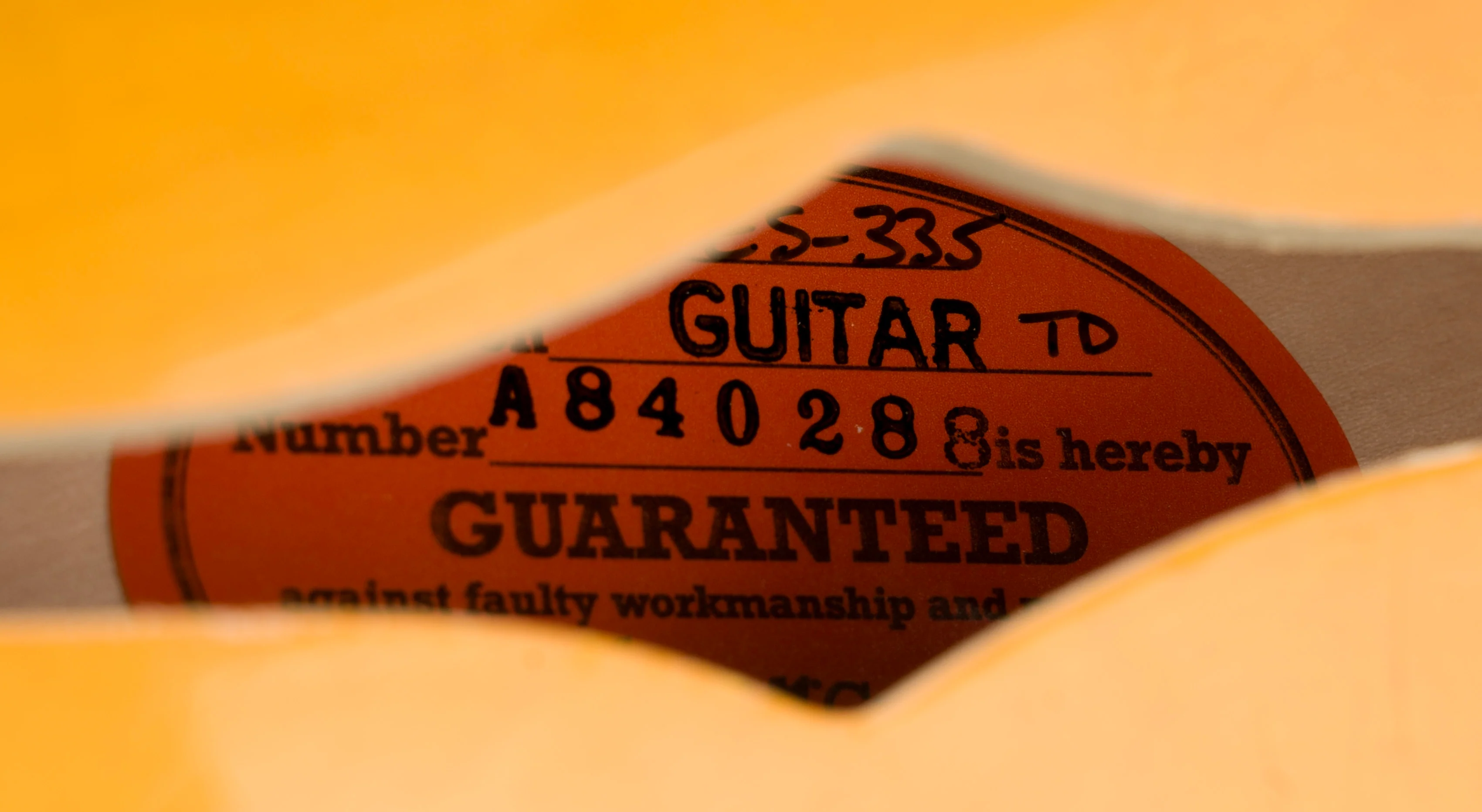 Gibson Custom Limited Edition 1958 ES-335 Murphy Lab Heavy Aged Dirty Blonde With Case - Image 9