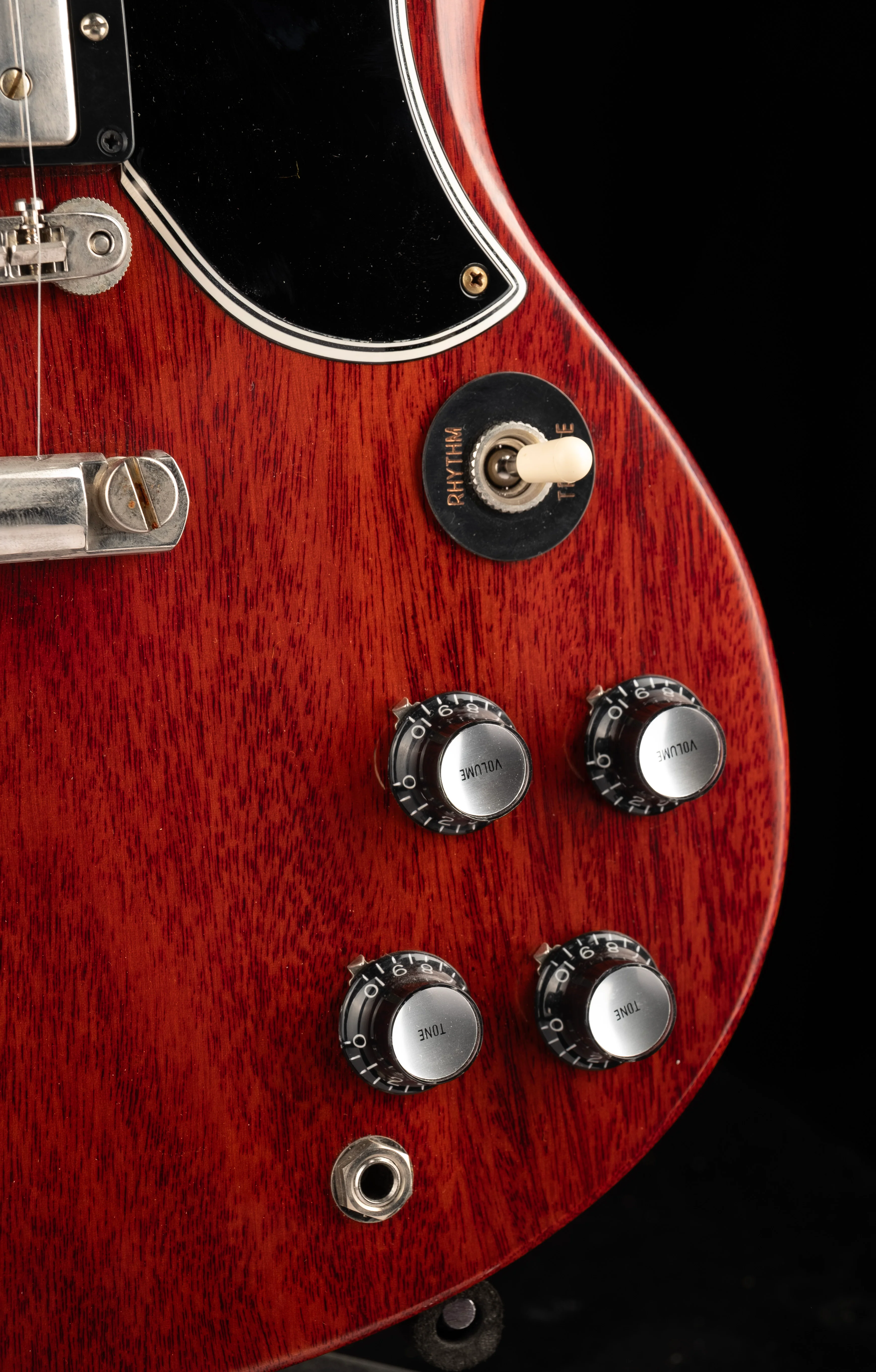 Gibson Custom Shop 1961 Les Paul SG Standard Reissue Stop-Bar VOS Cherry Red - Image 4