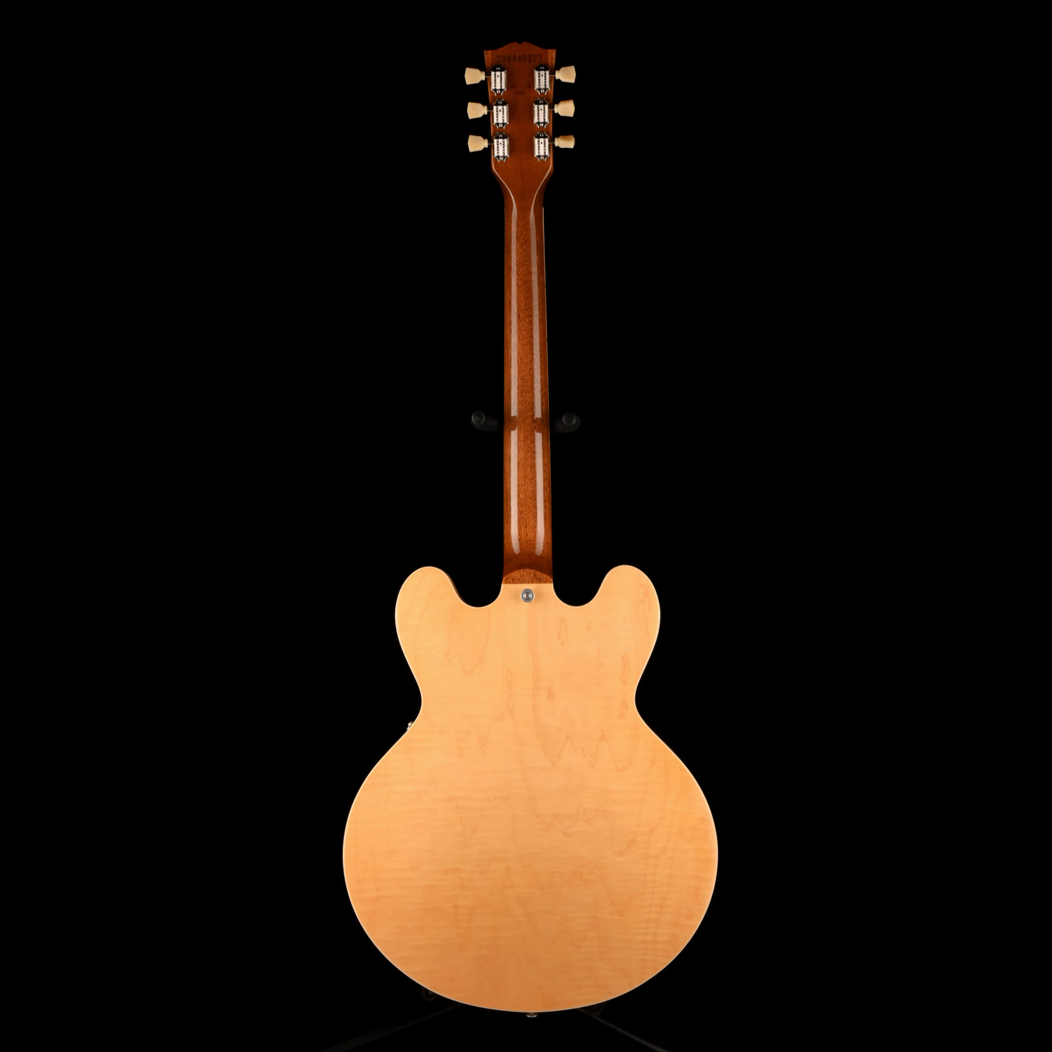 Gibson ES-335 Figured Antique Natural Electric Guitar With Case - Image 10