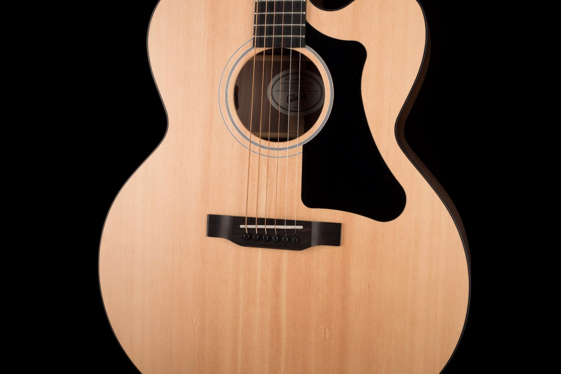 Gibson G-200 Acoustic-Electric Guitar With Gig Bag - Image 6