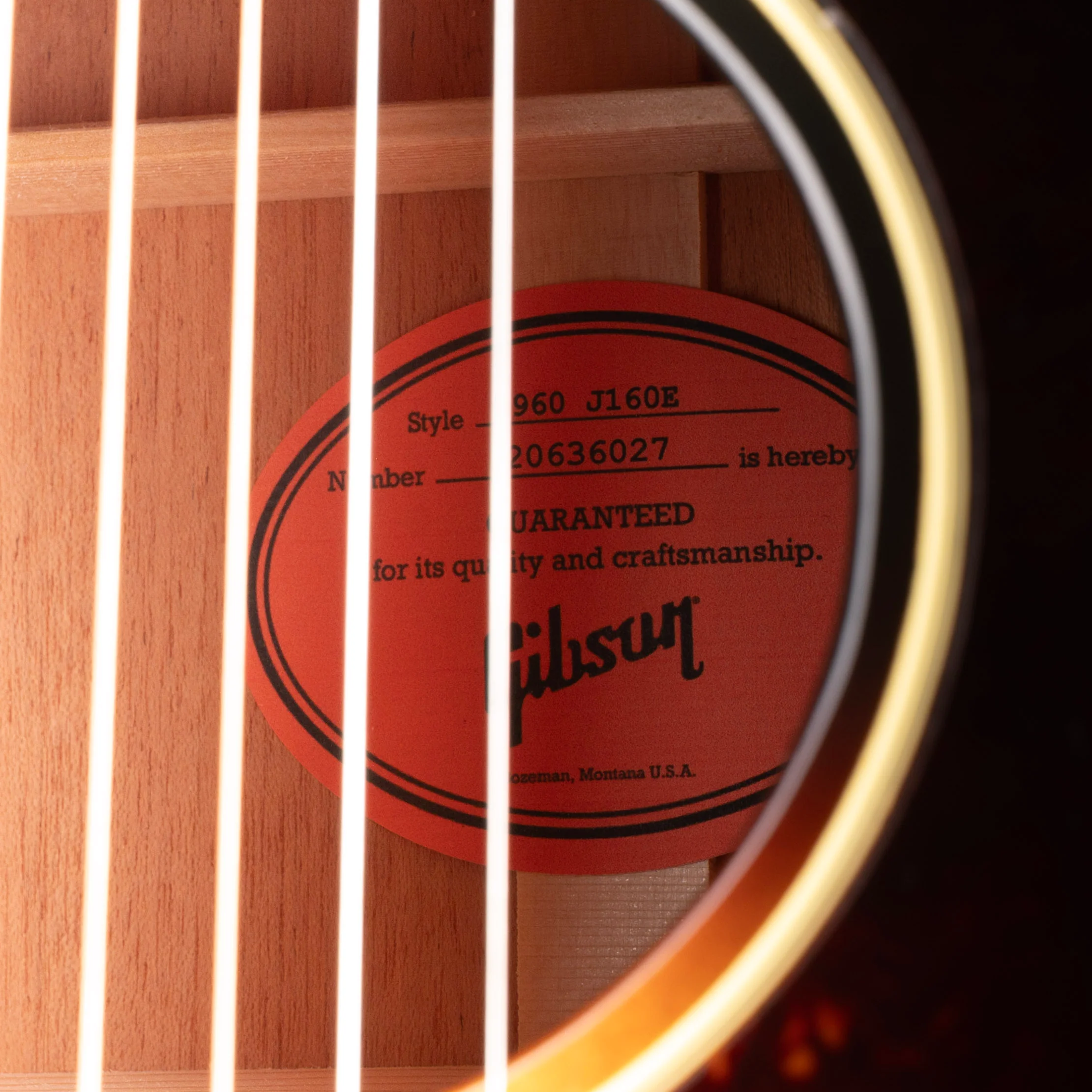 Gibson J-160E Original Vintage Sunburst with Case - Image 5