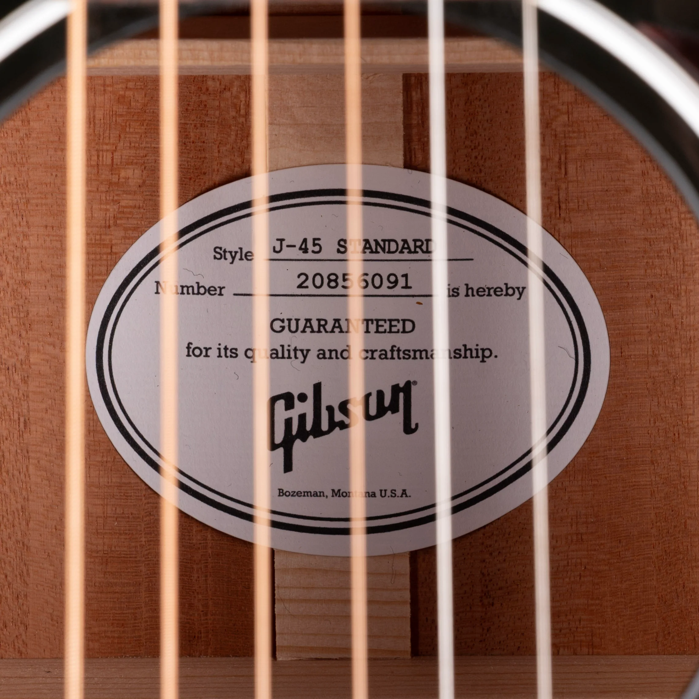 Gibson J-45 Standard Vintage Sunburst With Case - Image 7
