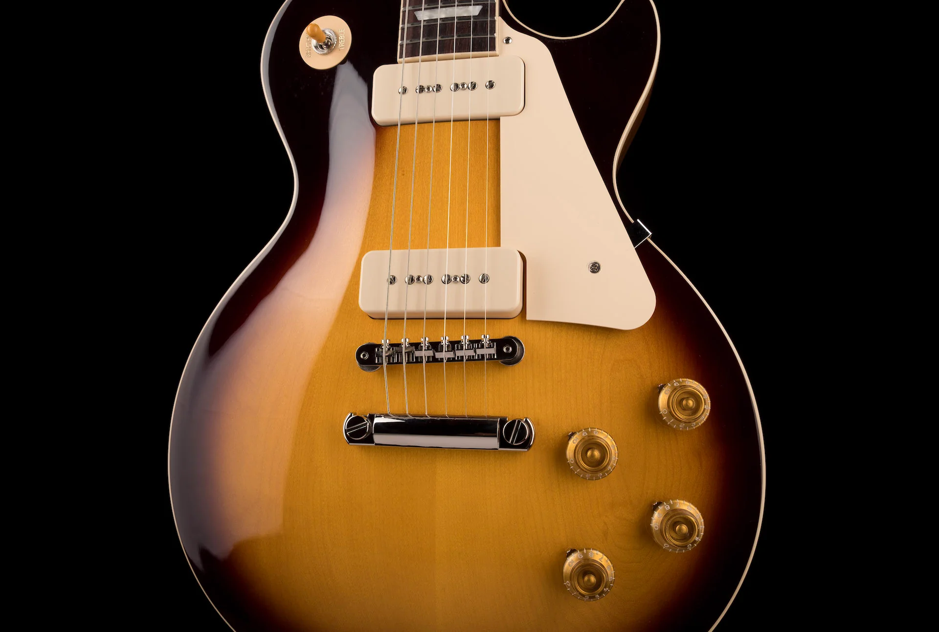 Gibson Les Paul Standard 50s P-90 Tobacco Burst With Case - Image 6