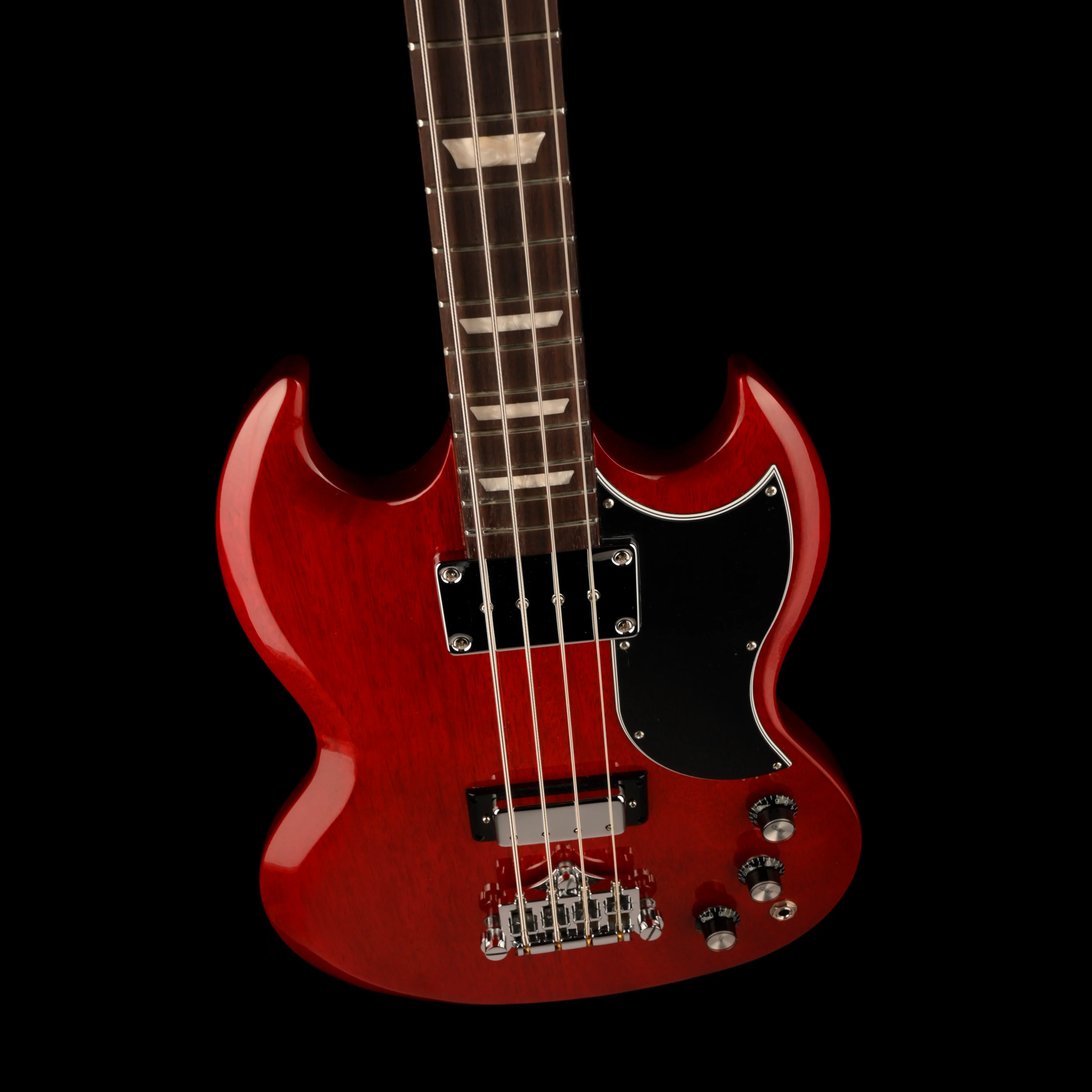 Gibson SG Standard Bass Heritage Cherry with Case - Serial # 203450005 - Demo - Image 3