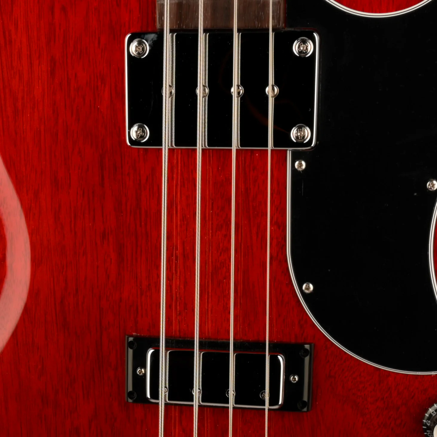 Gibson SG Standard Bass Heritage Cherry with Case - Serial # 203450005 - Demo - Image 4