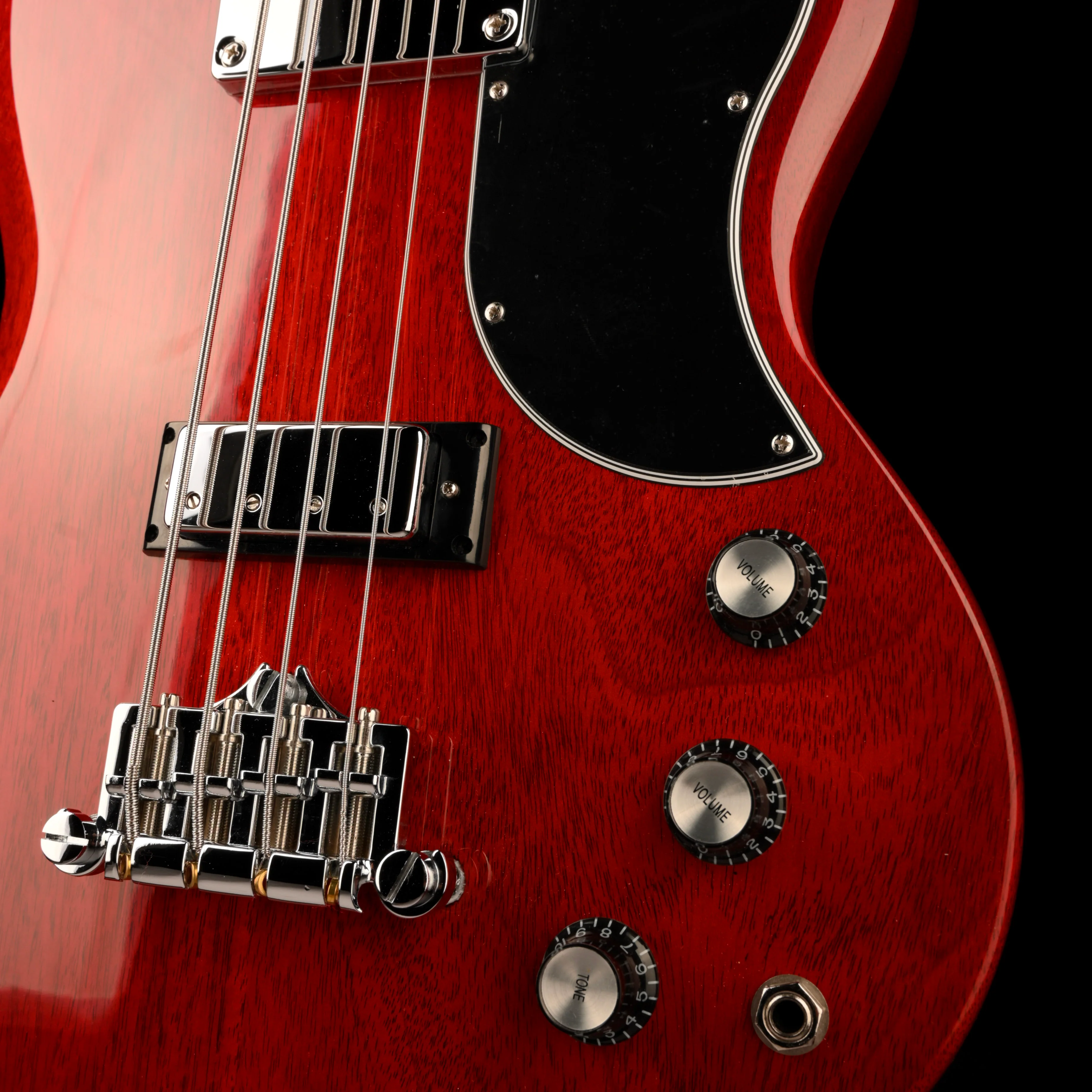 Gibson SG Standard Bass Heritage Cherry with Case - Serial # 203450005 - Demo - Image 5