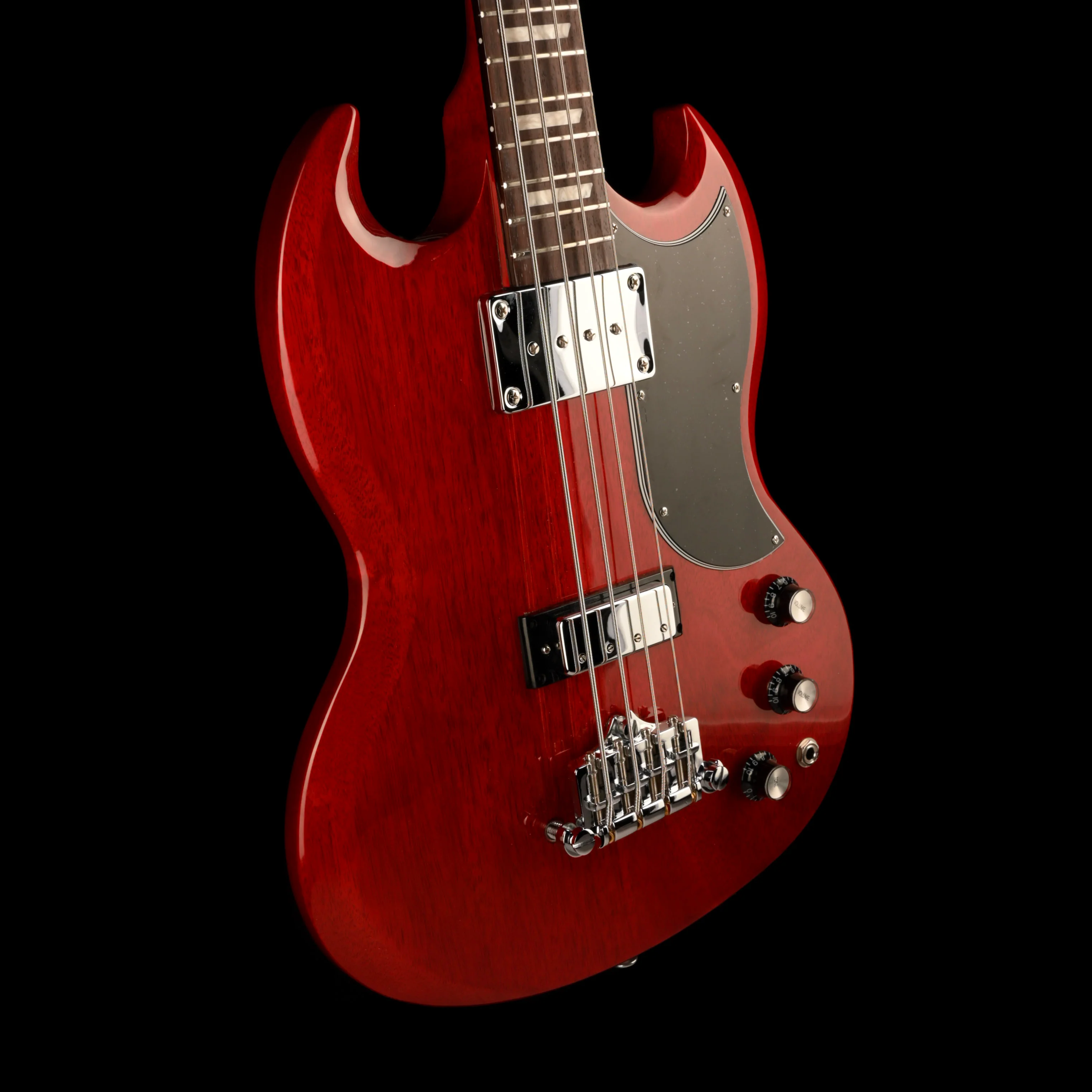 Gibson SG Standard Bass Heritage Cherry with Case - Serial # 203450005 - Demo - Image 6