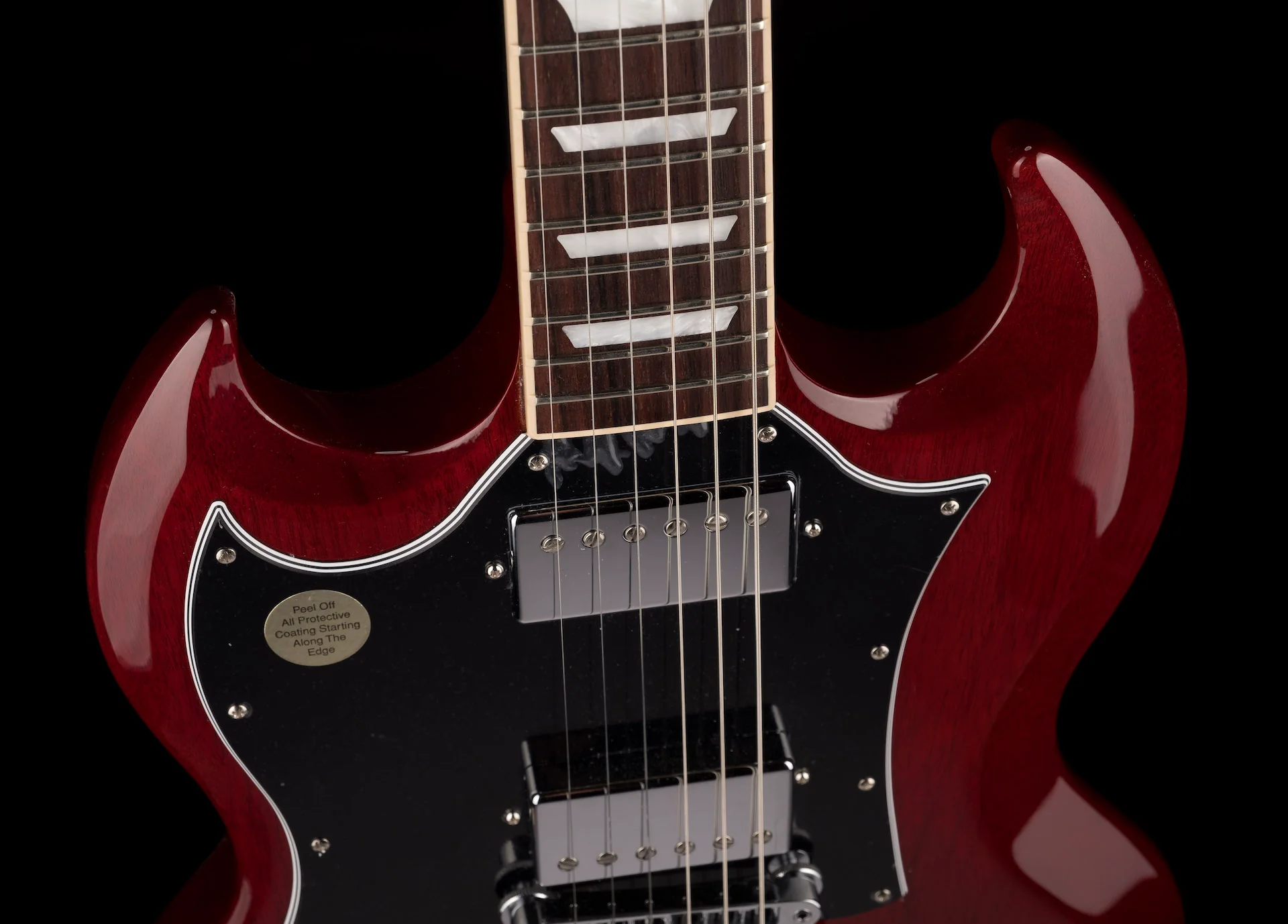 Gibson SG Standard Left-Handed Heritage Cherry Electric Guitar - Image 3