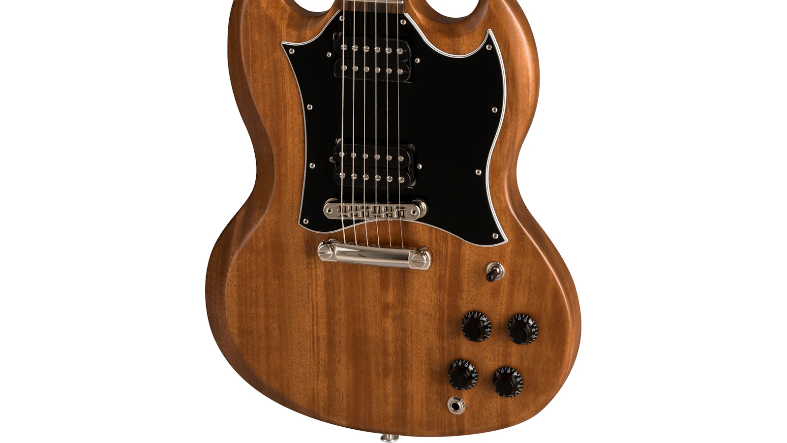 Gibson SG Tribute Natural Walnut Electric Guitar - Image 7