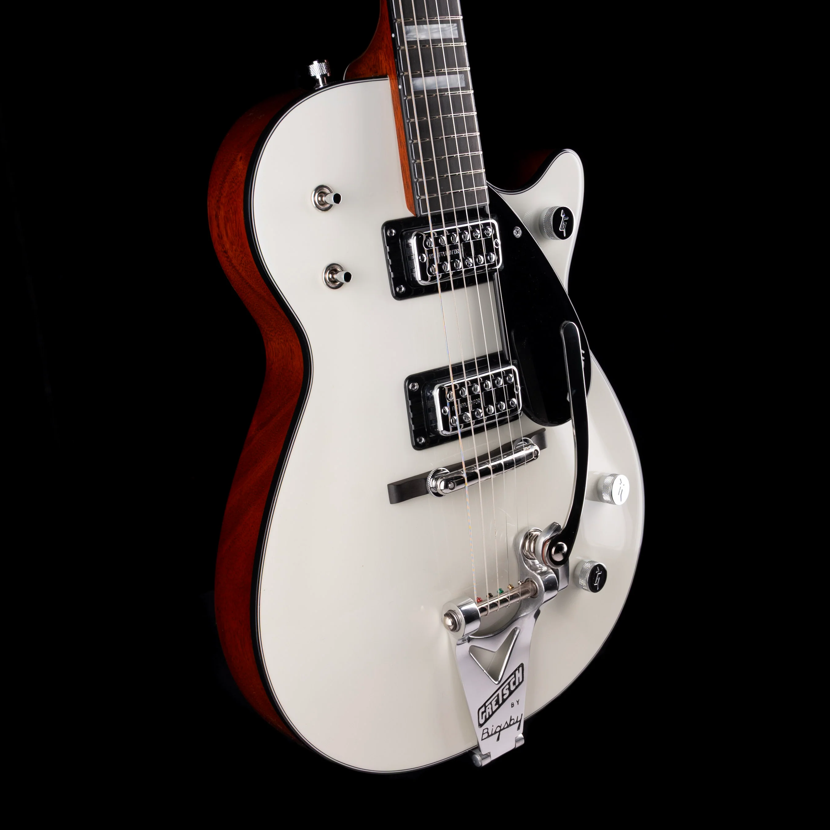 Gretsch Custom Shop Masterbuilt Chad Henrichsen 1959 Duo Jet NOS Olympic White - Image 6