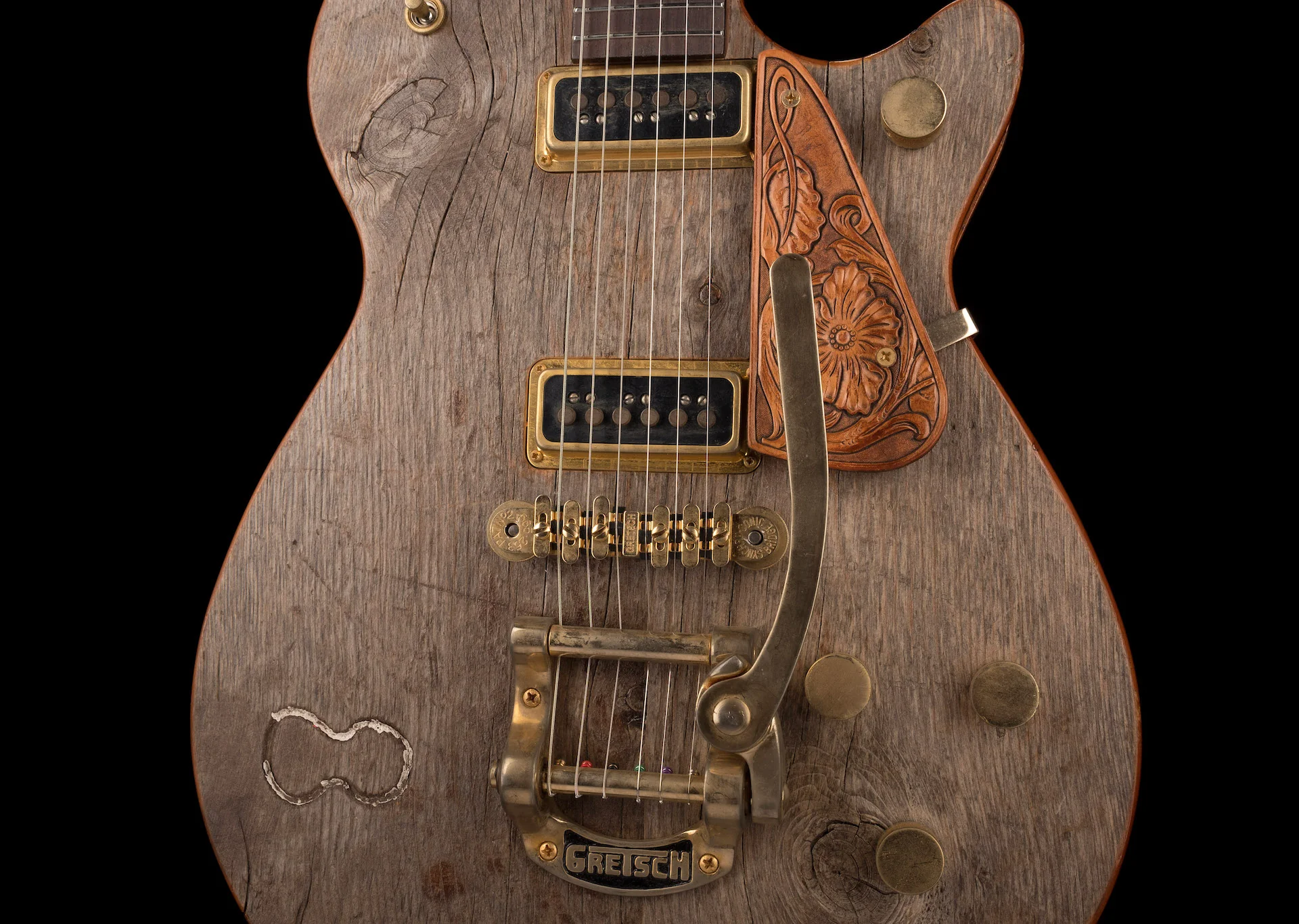 Gretsch Custom Shop Masterbuilt G6130CS Rodeo Roundup Jr. Relic Natural With Case - Image 6