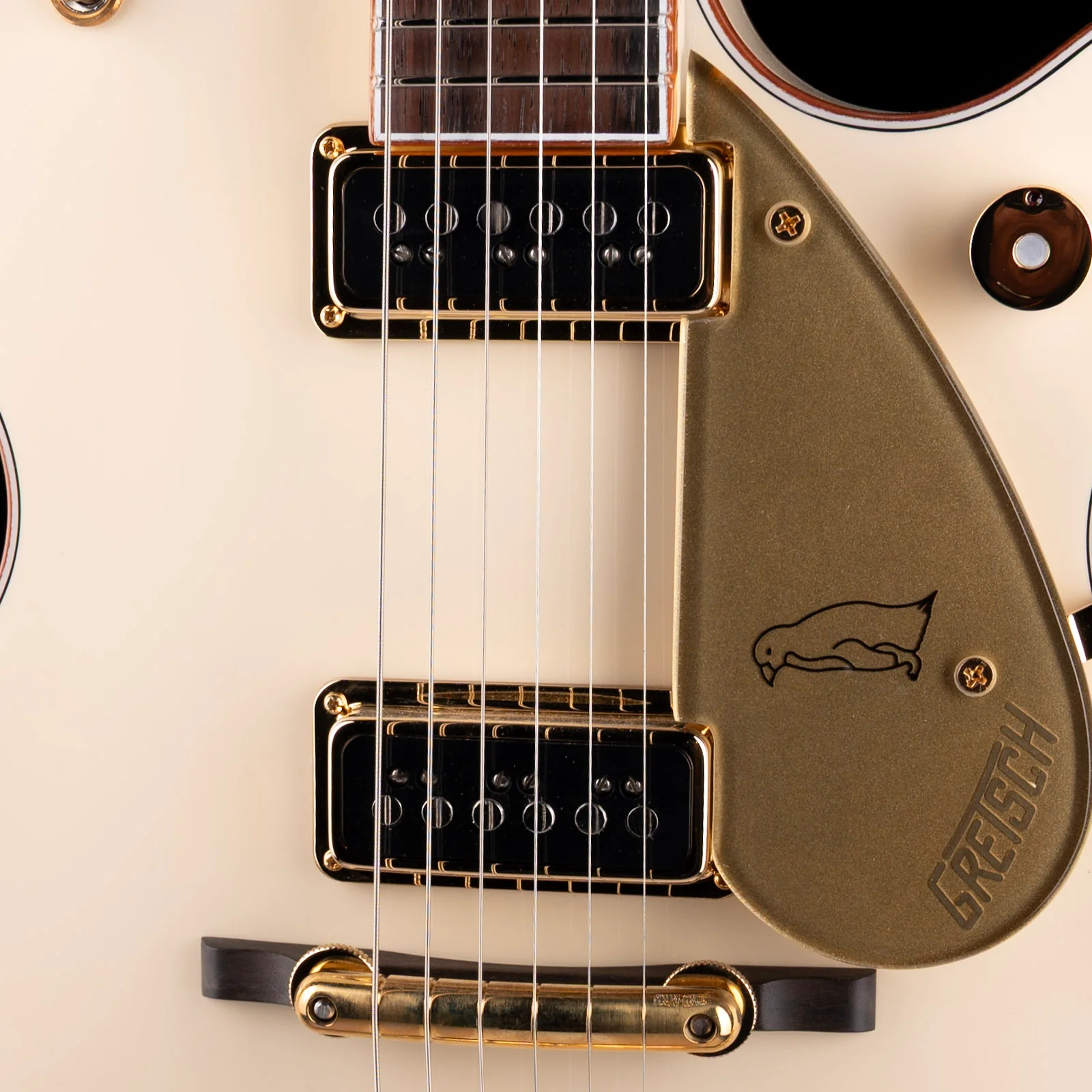 Gretsch Custom Shop Masterbuilt G6134-55 1955 White Penguin NOS Brazilian Rosewood Aged White - Image 4