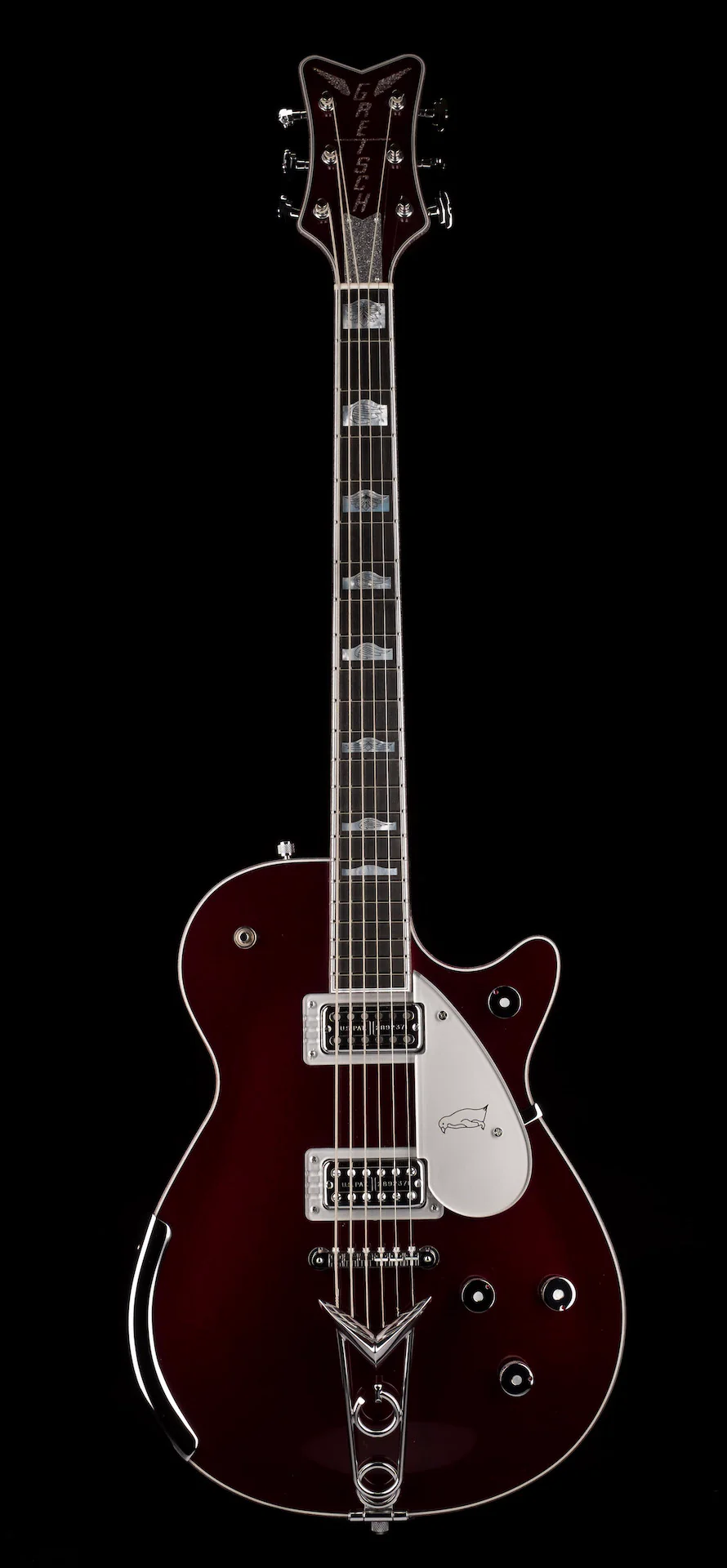 Gretsch Custom Shop Masterbuilt G6134-CST Baritone Penguin NOS Oxblood With Case - Image 2