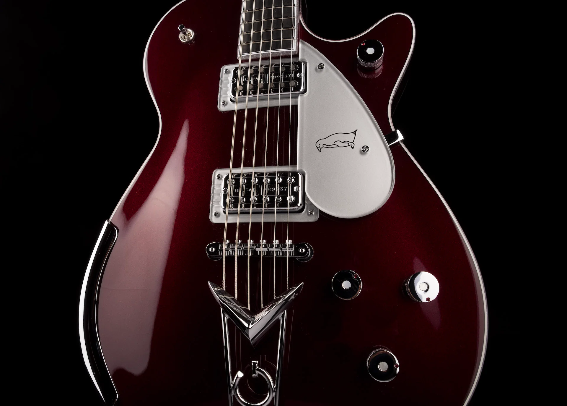 Gretsch Custom Shop Masterbuilt G6134-CST Baritone Penguin NOS Oxblood With Case - Image 6