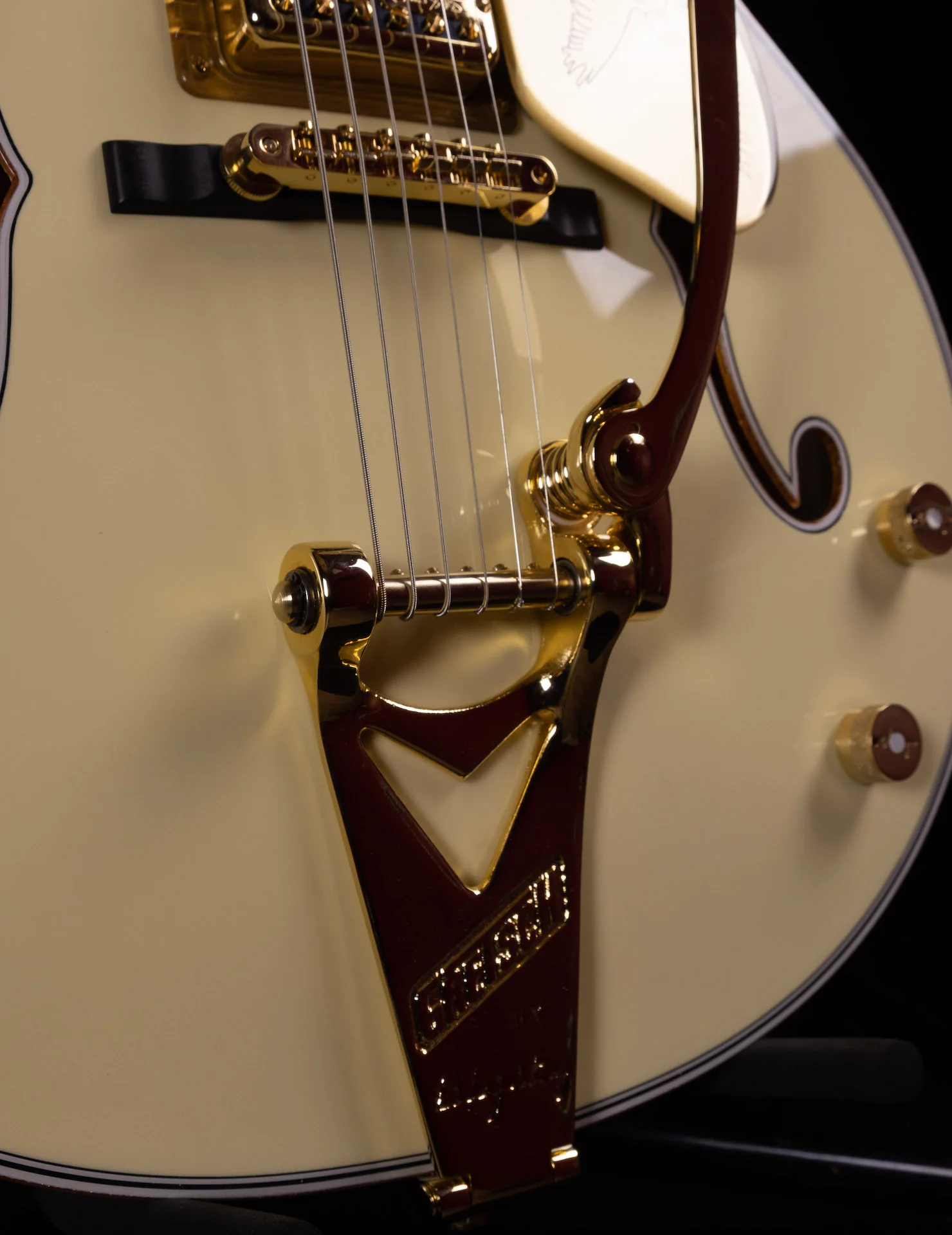 Gretsch Custom Shop Masterbuilt G6136CS-1959 Brazilian Rosewood White Falcon - Image 5