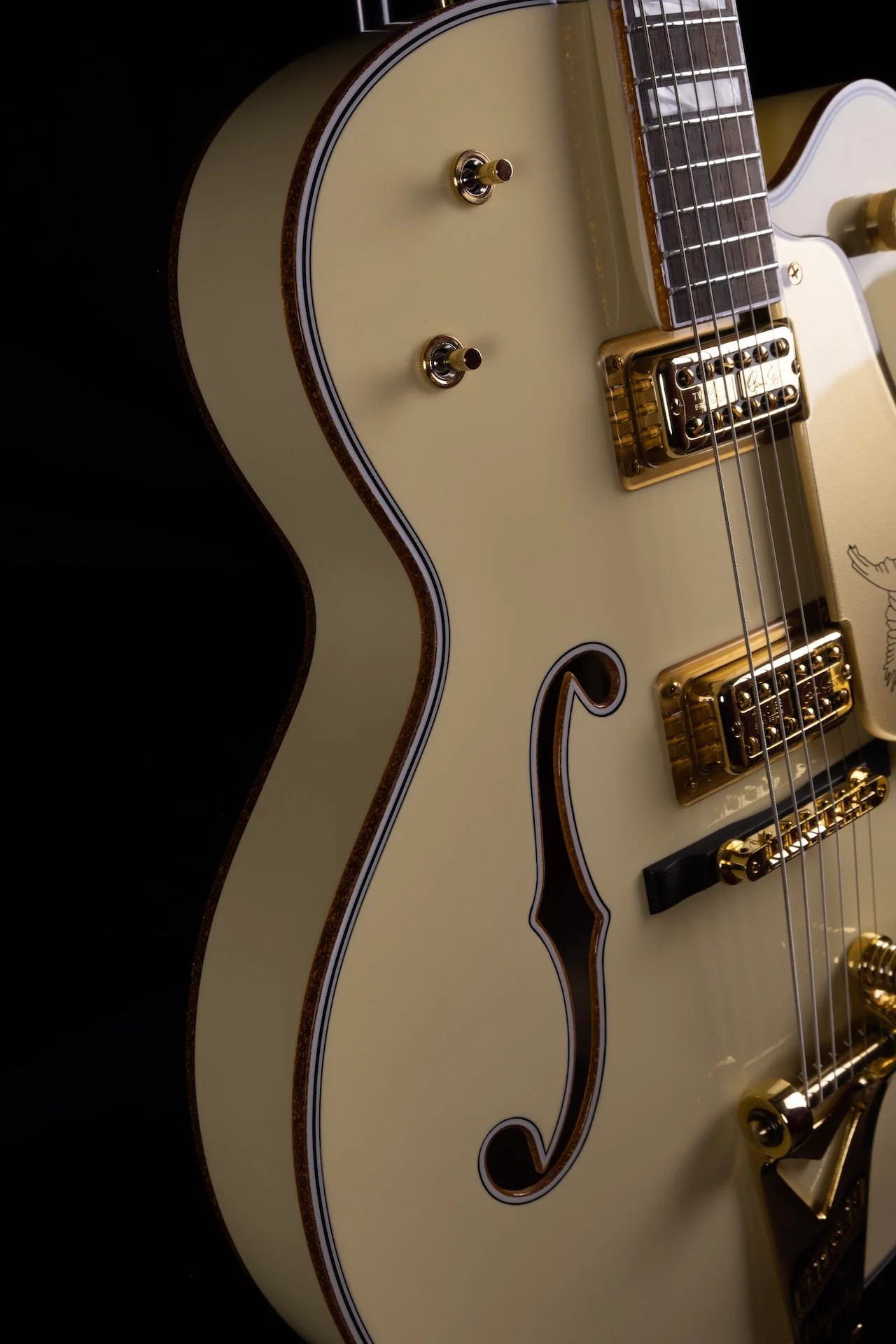 Gretsch Custom Shop Masterbuilt G6136CS-1959 Brazilian Rosewood White Falcon - Image 7