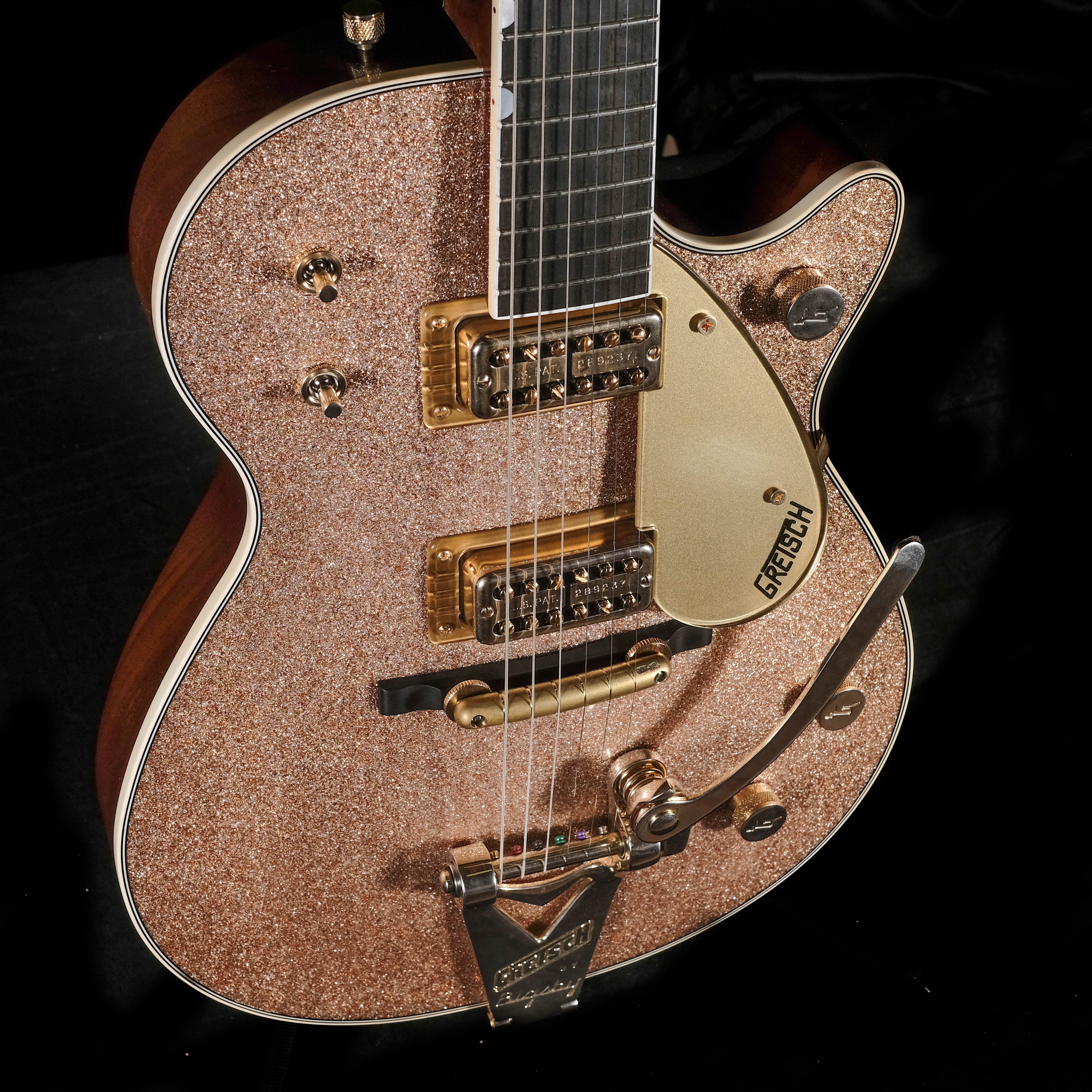 Gretsch Custom Shop Masterbuilt Stephen Stern G6128CS 1959 Duo Jet Closet Classic Champagne Sparkle - Image 5