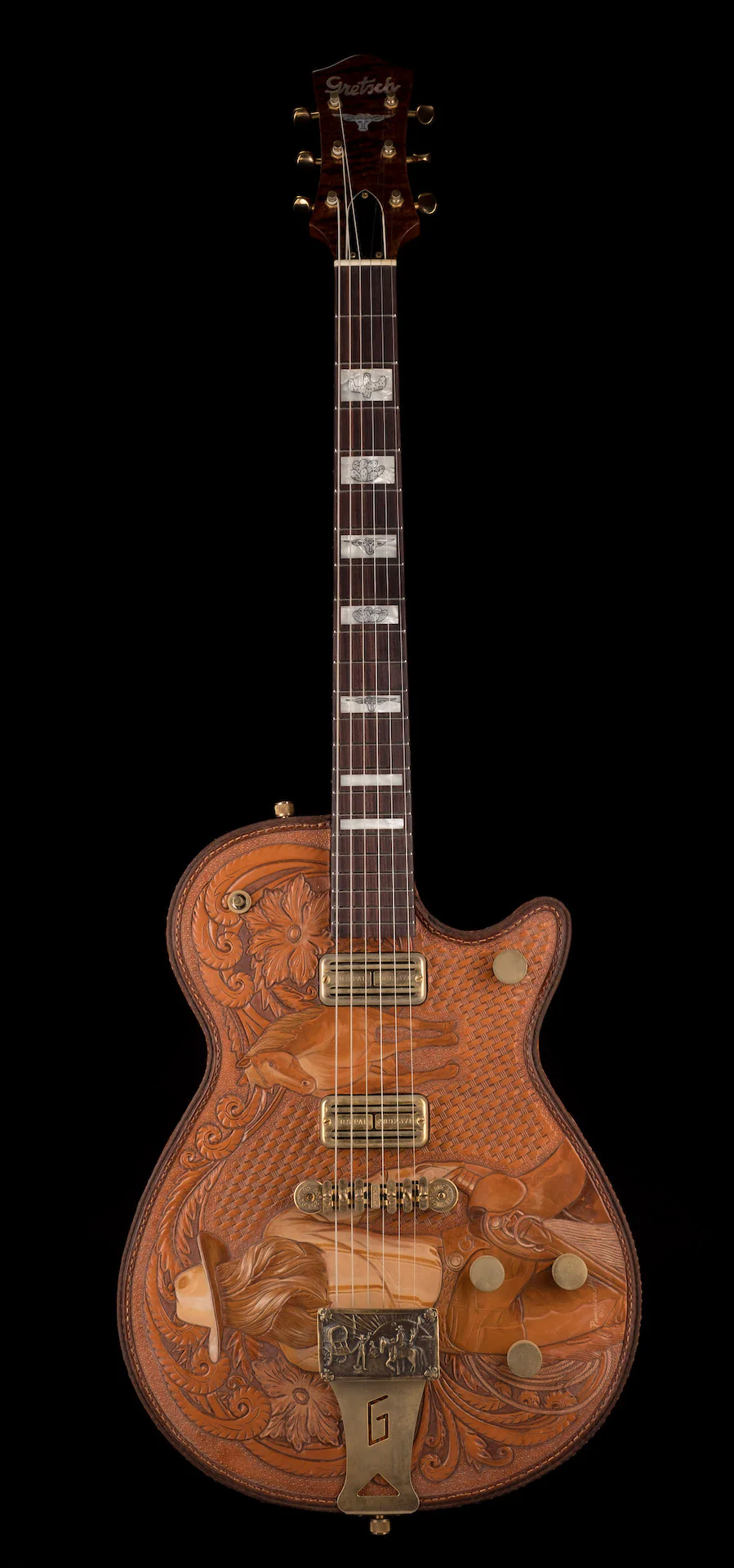 Gretsch Custom Shop Masterbuilt Stephen Stern G6130-CST Leather Roundup Closet Classic - Image 2