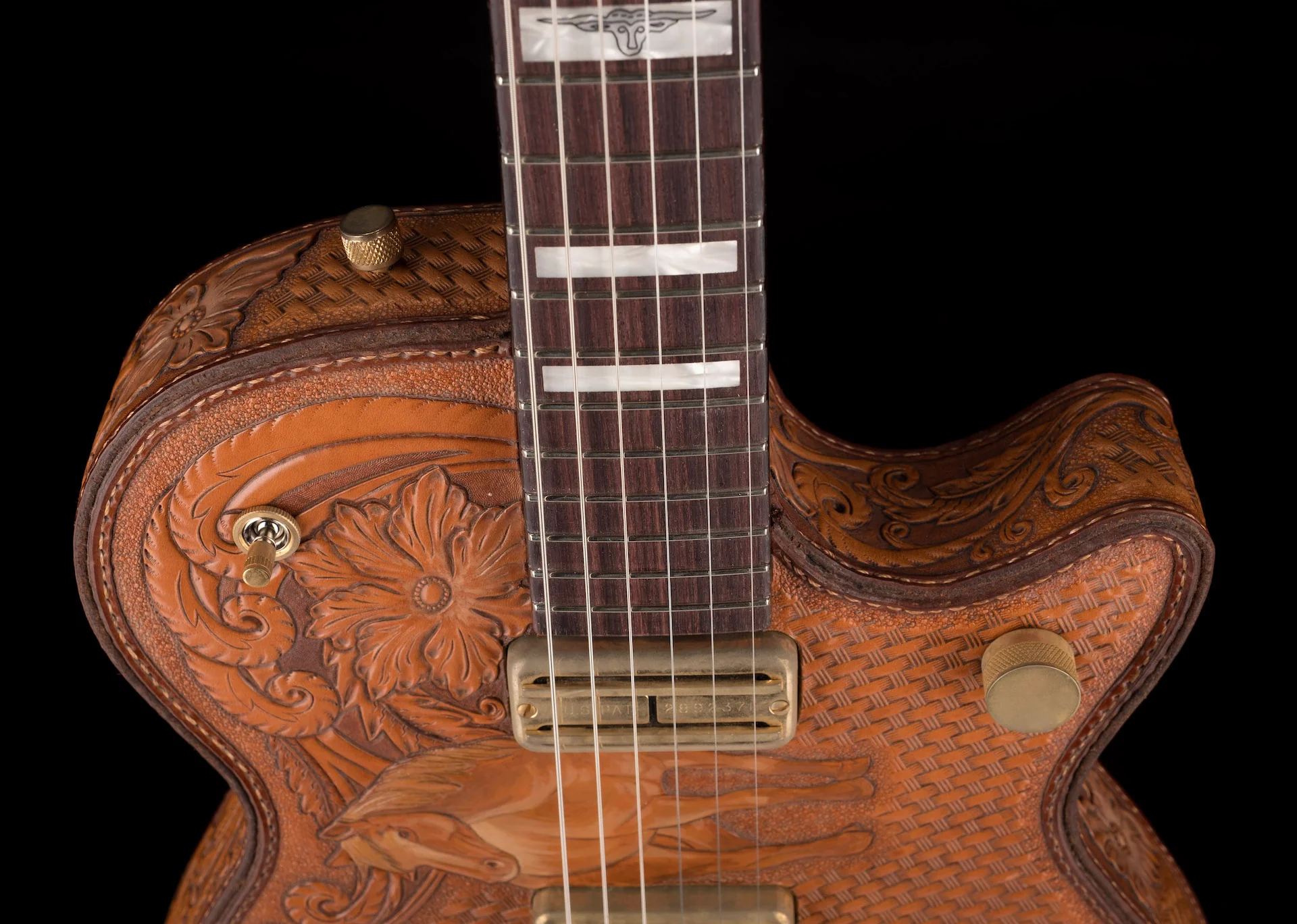 Gretsch Custom Shop Masterbuilt Stephen Stern G6130-CST Leather Roundup Closet Classic - Image 3