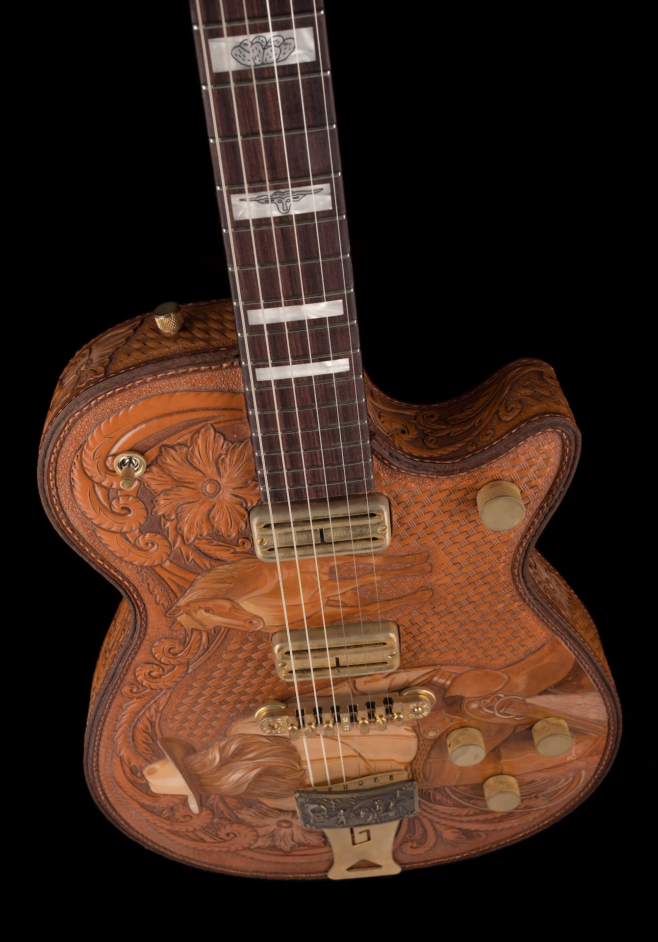 Gretsch Custom Shop Masterbuilt Stephen Stern G6130-CST Leather Roundup Closet Classic - Image 4