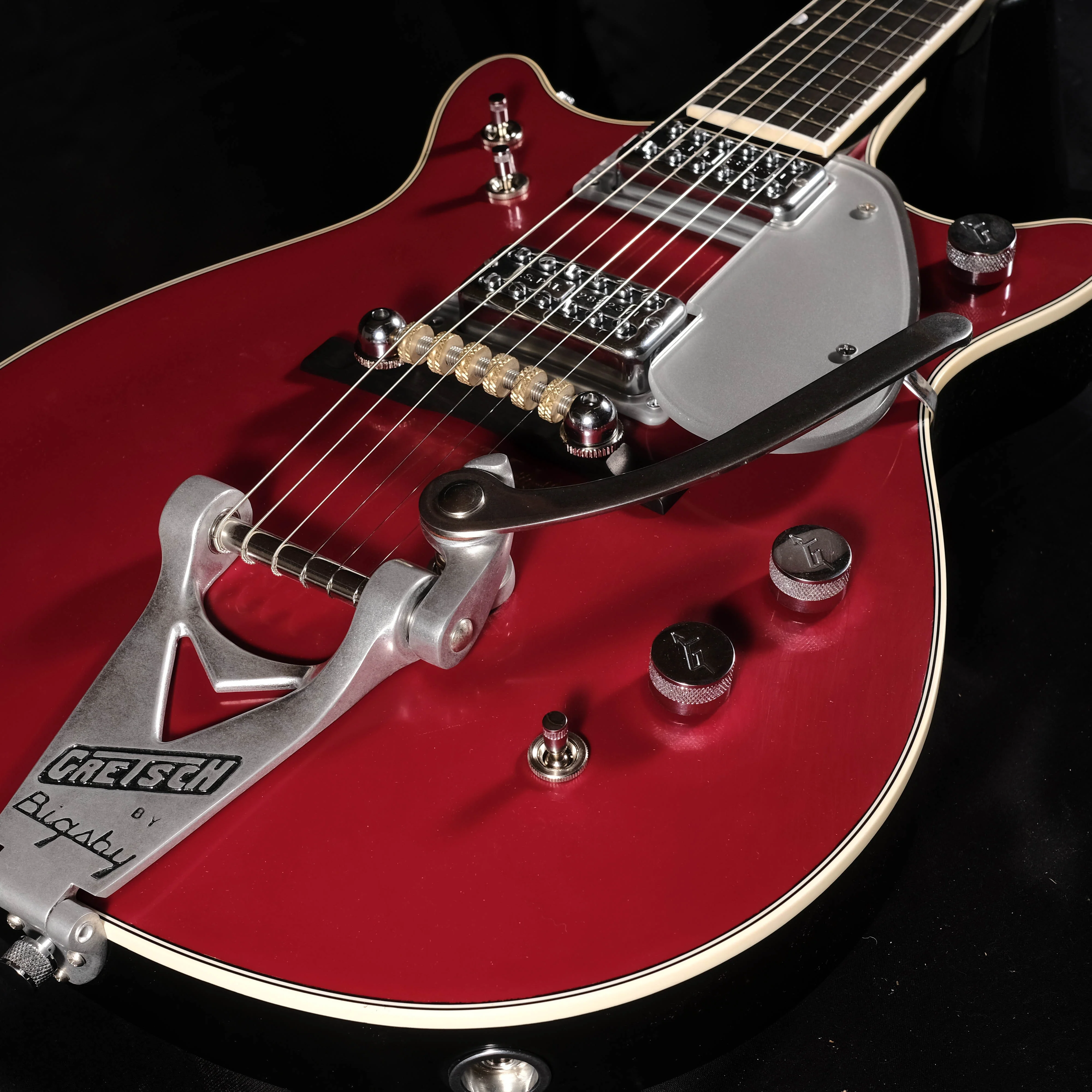 Gretsch Custom Shop Masterbuilt Stephen Stern G6131TCS 62 Firebird Jet Firebird Red - Image 4