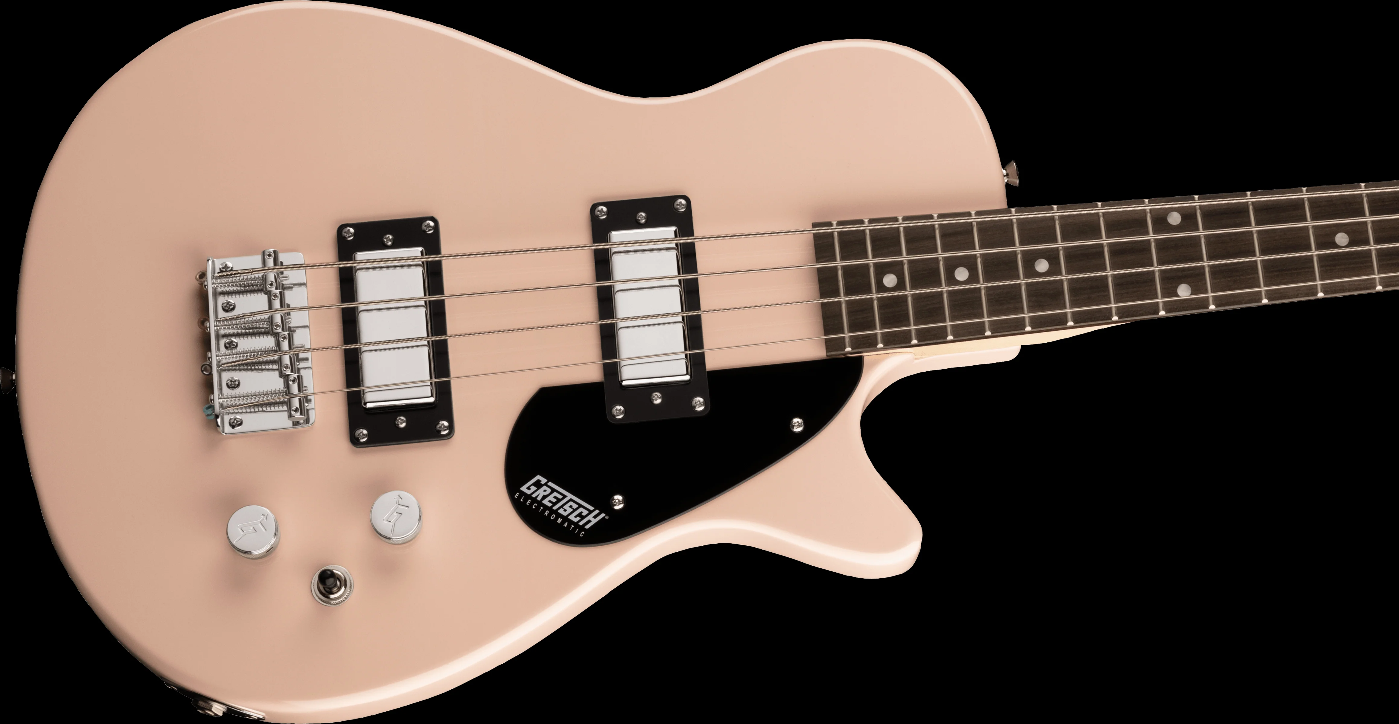 Gretsch G2220 Electromatic Junior Jet Bass II Short-Scale Shell Pink - Image 4