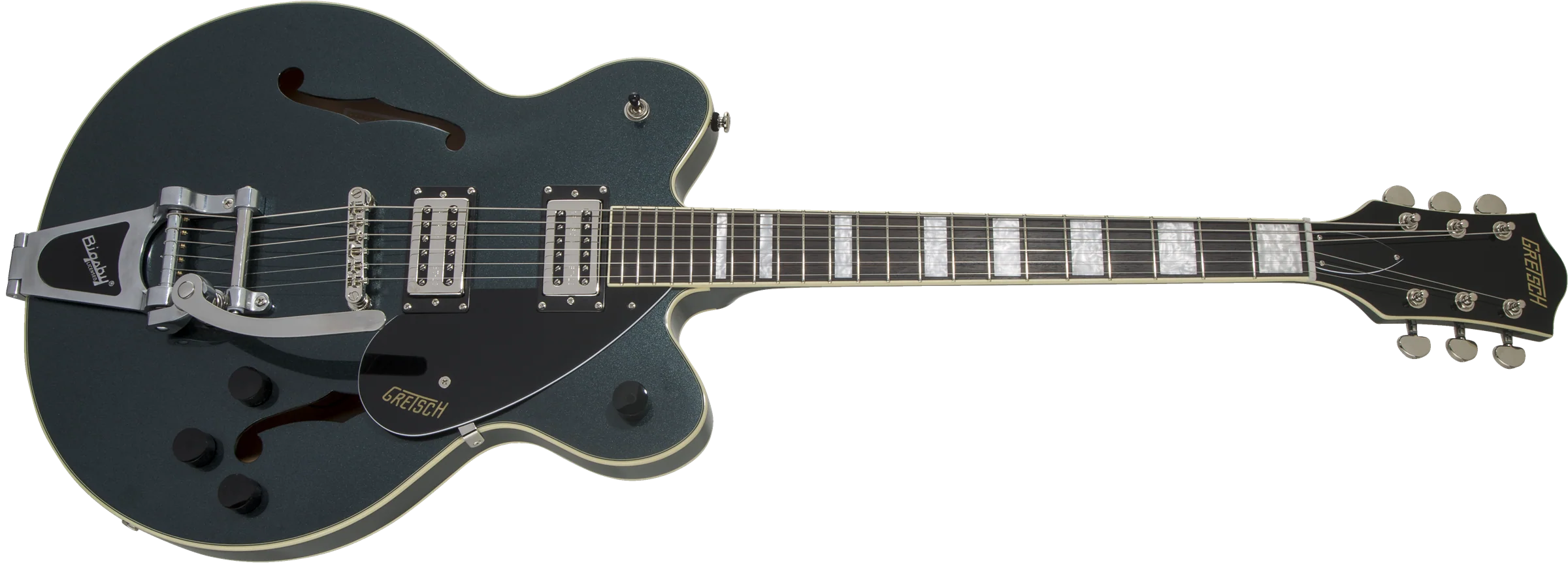 Gretsch G2622T Streamliner Center Block with Bigsby, Broad'Tron Pickups - Gunmetal - Image 3