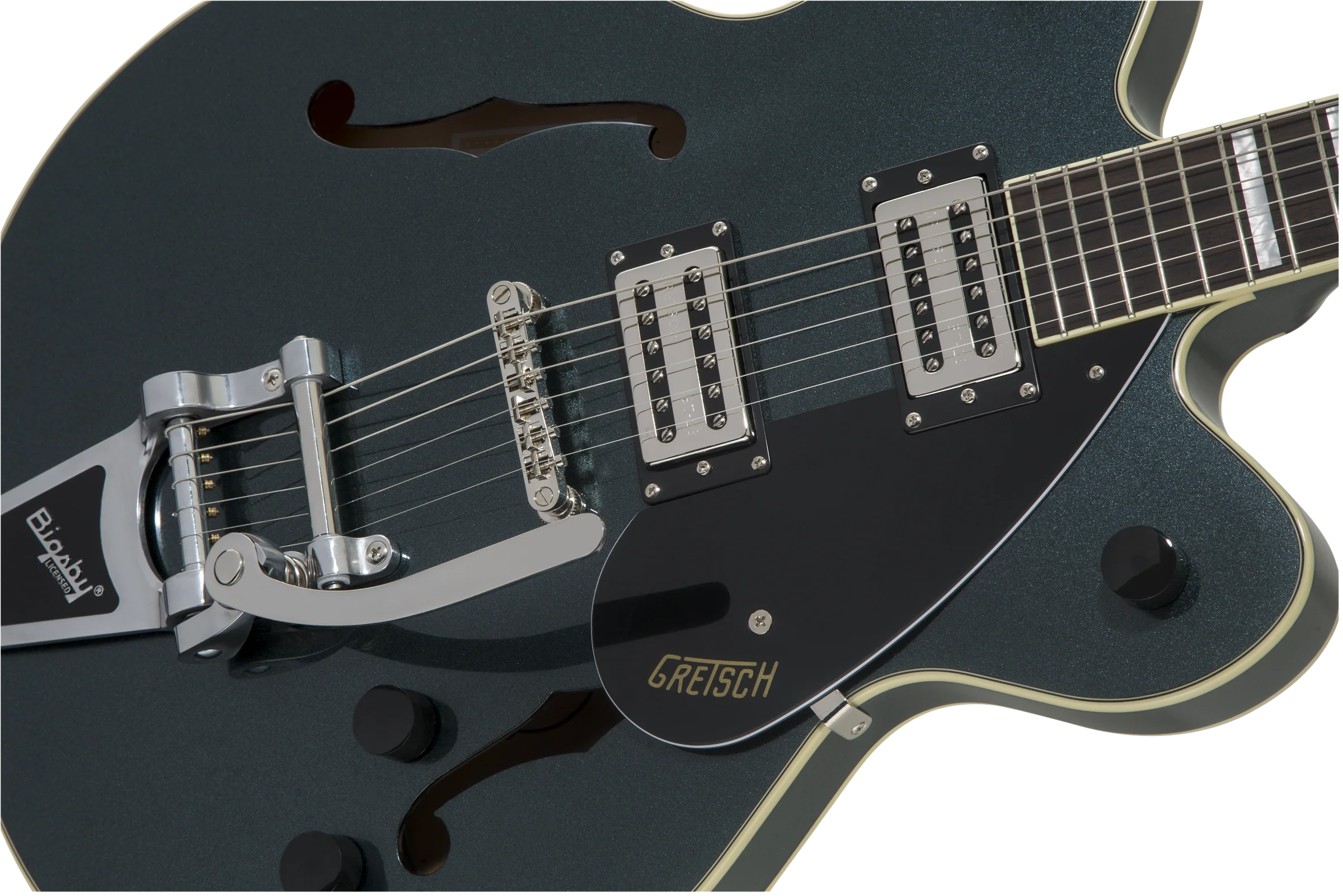 Gretsch G2622T Streamliner Center Block with Bigsby, Broad'Tron Pickups - Gunmetal - Image 4