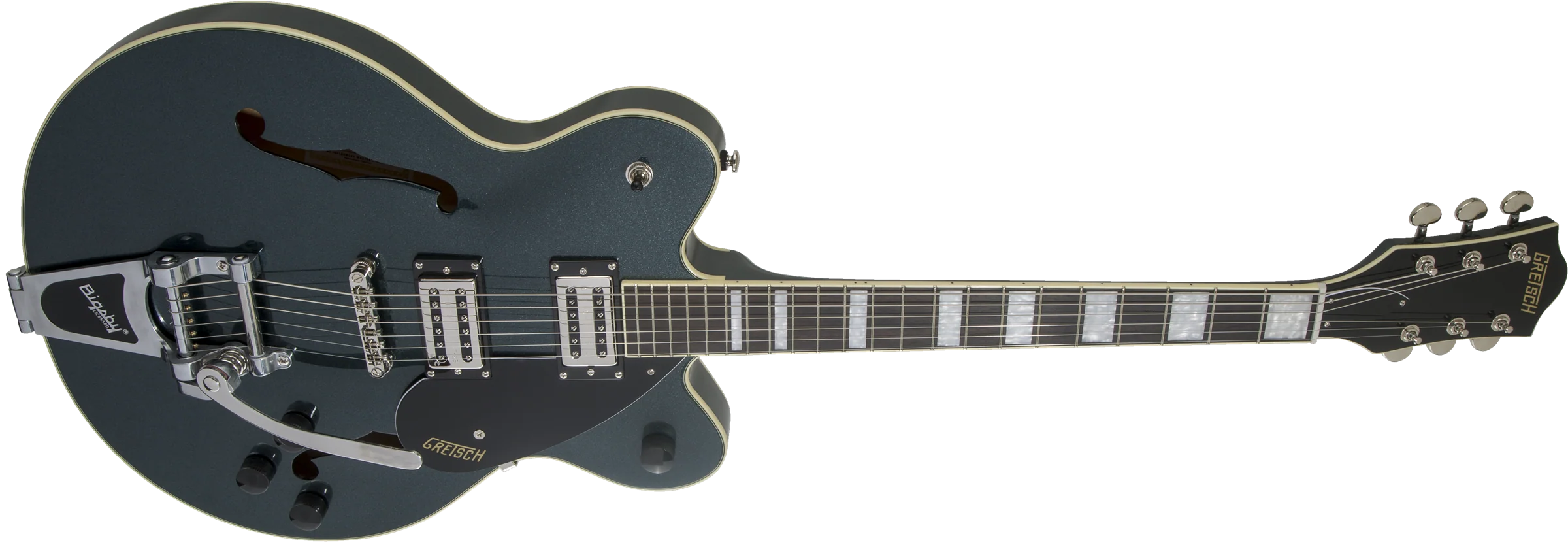 Gretsch G2622T Streamliner Center Block with Bigsby, Broad'Tron Pickups - Gunmetal - Image 6