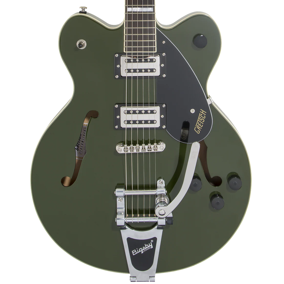 Gretsch G2622T Streamliner Center Block with Bigsby Broad'Tron Pickups Torino Green