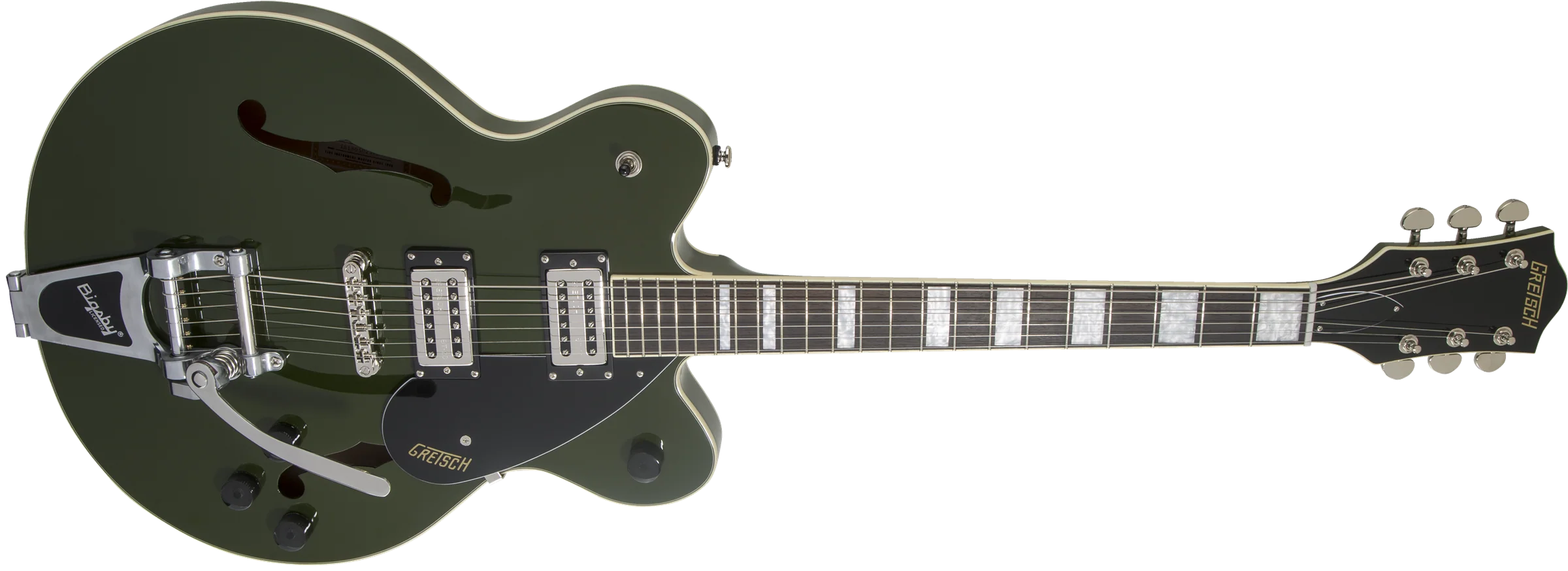 Gretsch G2622T Streamliner Center Block with Bigsby Broad'Tron Pickups Torino Green - Image 3