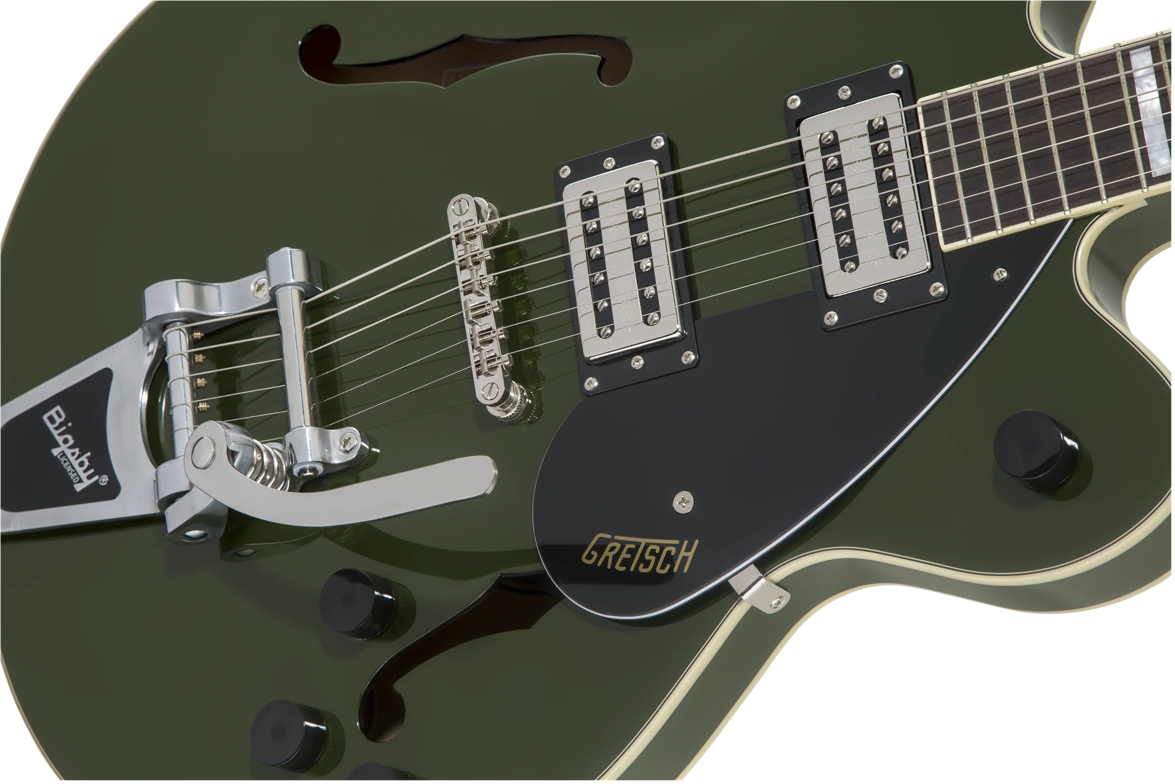 Gretsch G2622T Streamliner Center Block with Bigsby Broad'Tron Pickups Torino Green - Image 5