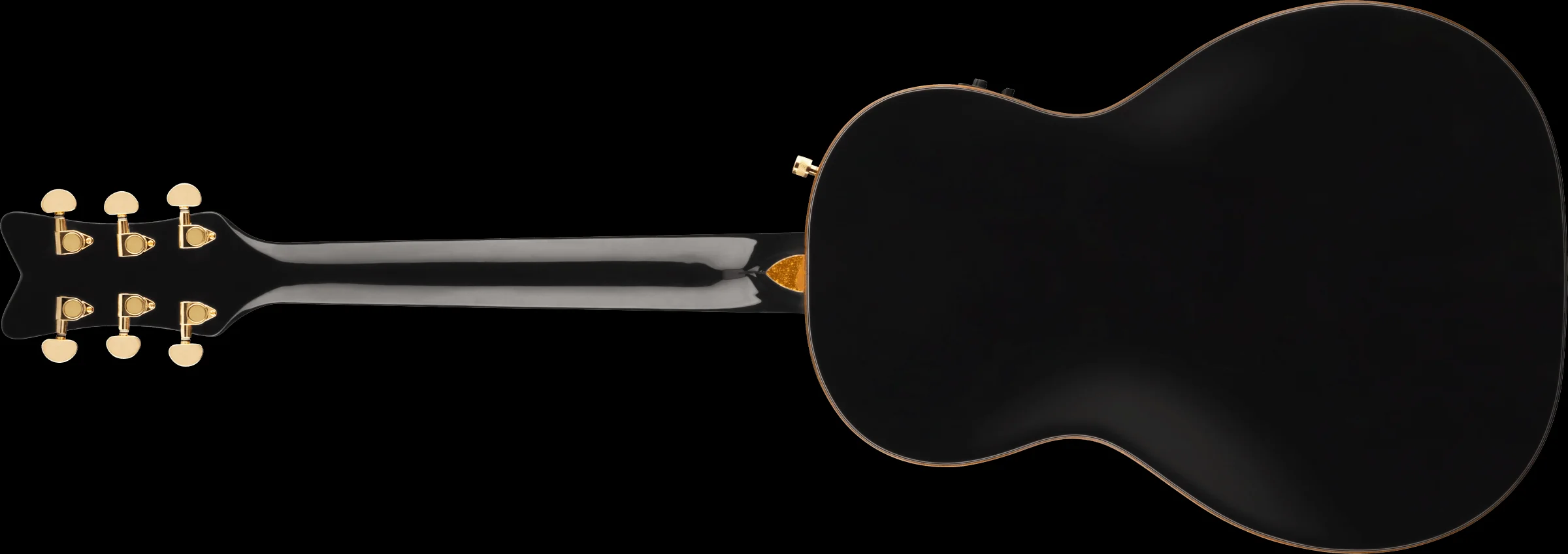 Gretsch G5021E Rancher Penguin Parlor Black Acoustic Electric Guitar - Image 6