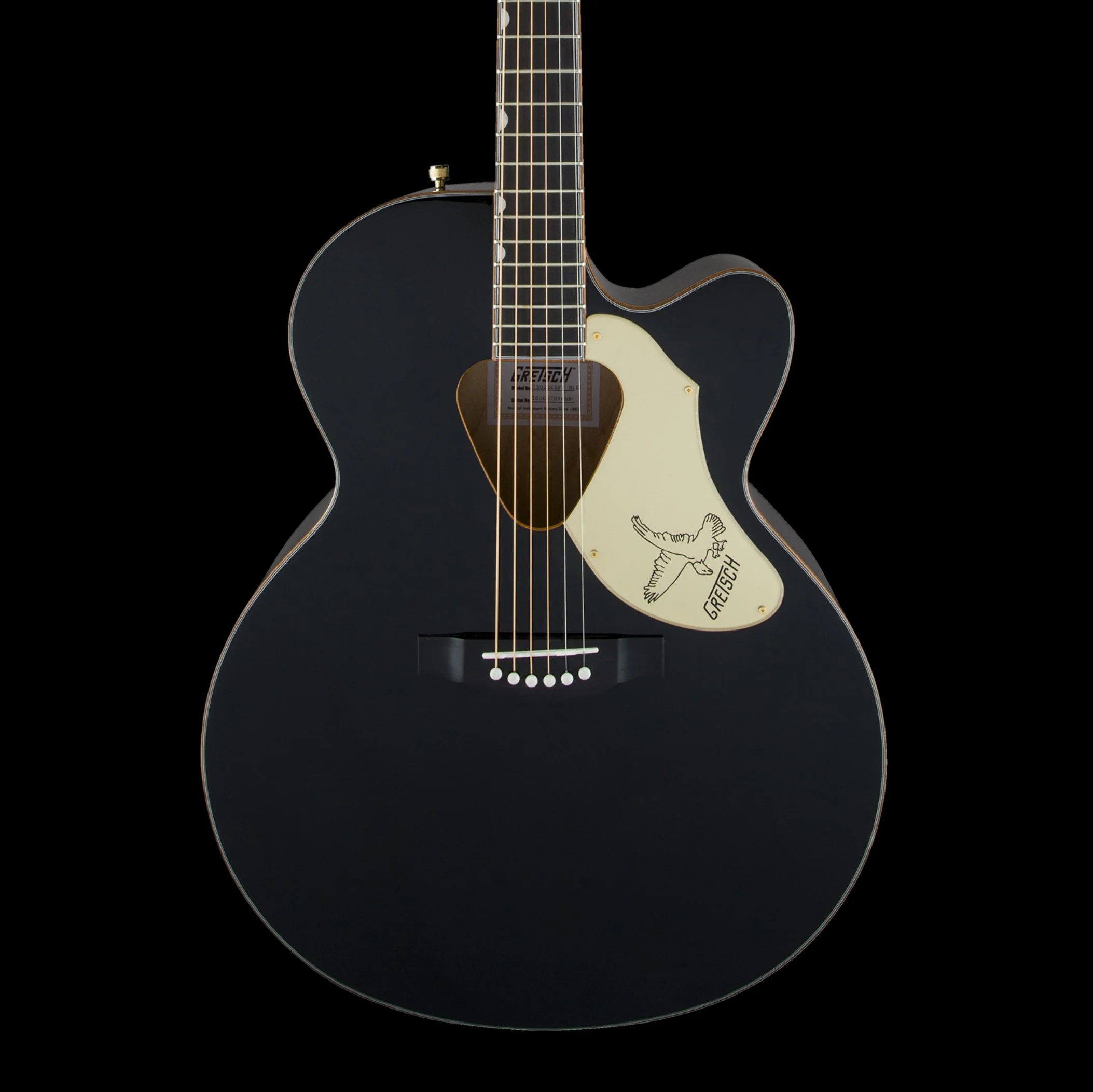 Gretsch G5022CBFE Rancher Falcon Jumbo Cutaway Acoustic Electric Guitar Black
