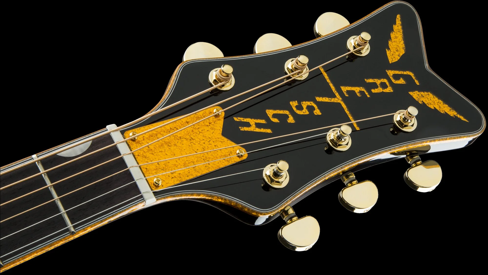 Gretsch G5022CBFE Rancher Falcon Jumbo Cutaway Acoustic Electric Guitar Black - Image 11