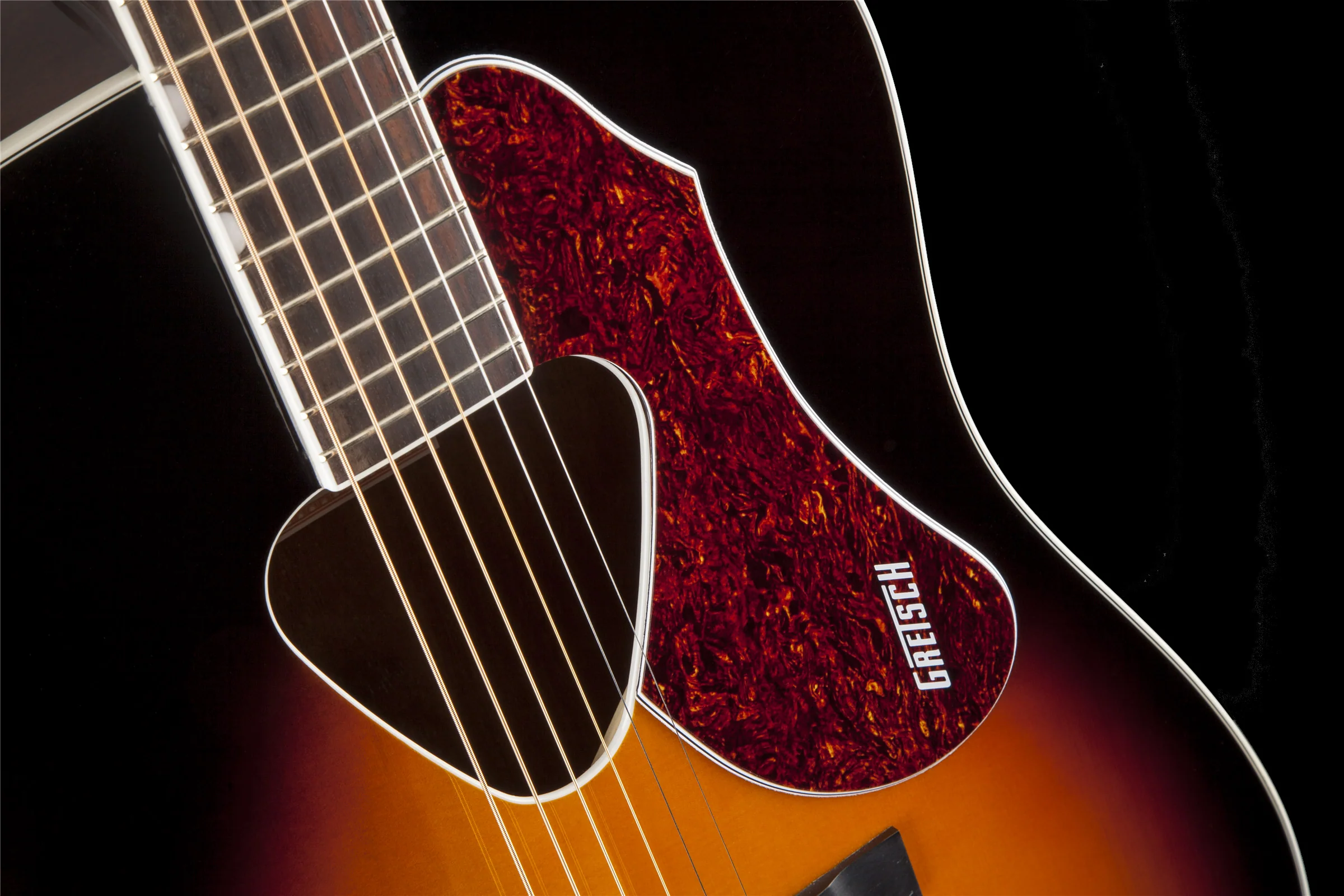 Gretsch G5024E Rancher Dreadnought Electric Fishman Pickup System Sunburst Acoustic Electric Guitar - Image 2