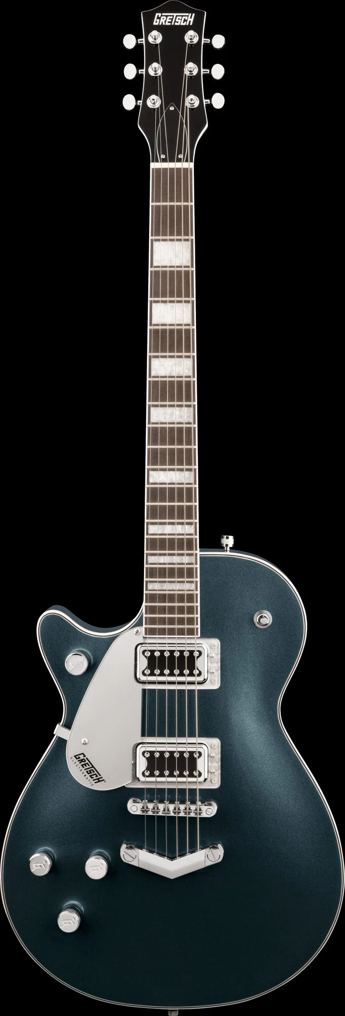 Gretsch G5220LH Electromatic Jet BT Single-Cut with V-Stoptail Left-Handed Jade Grey Metallic - Image 2