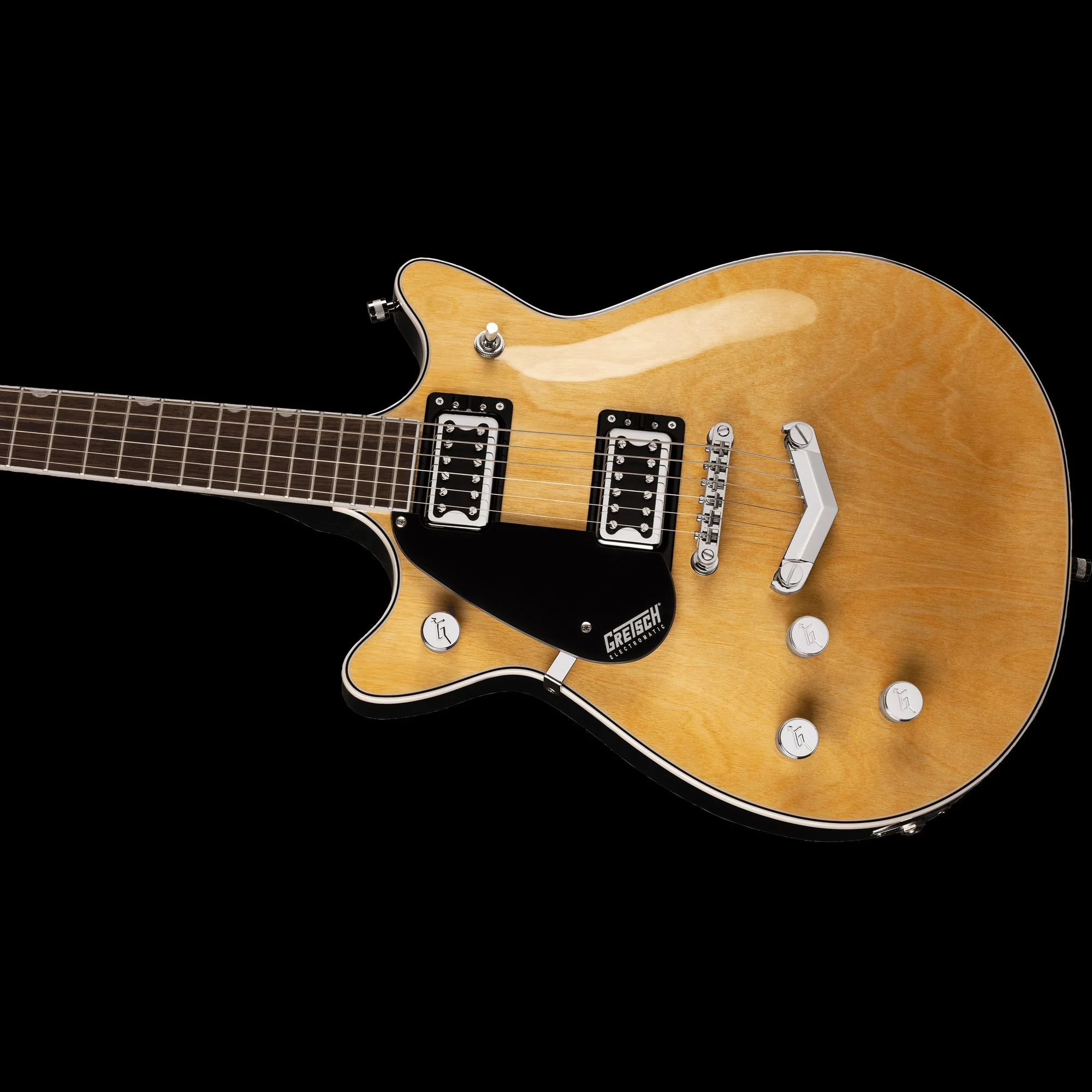 Gretsch G5222LH Electromatic Double Jet BT with V-Stoptail Left-Handed Natural - Image 3